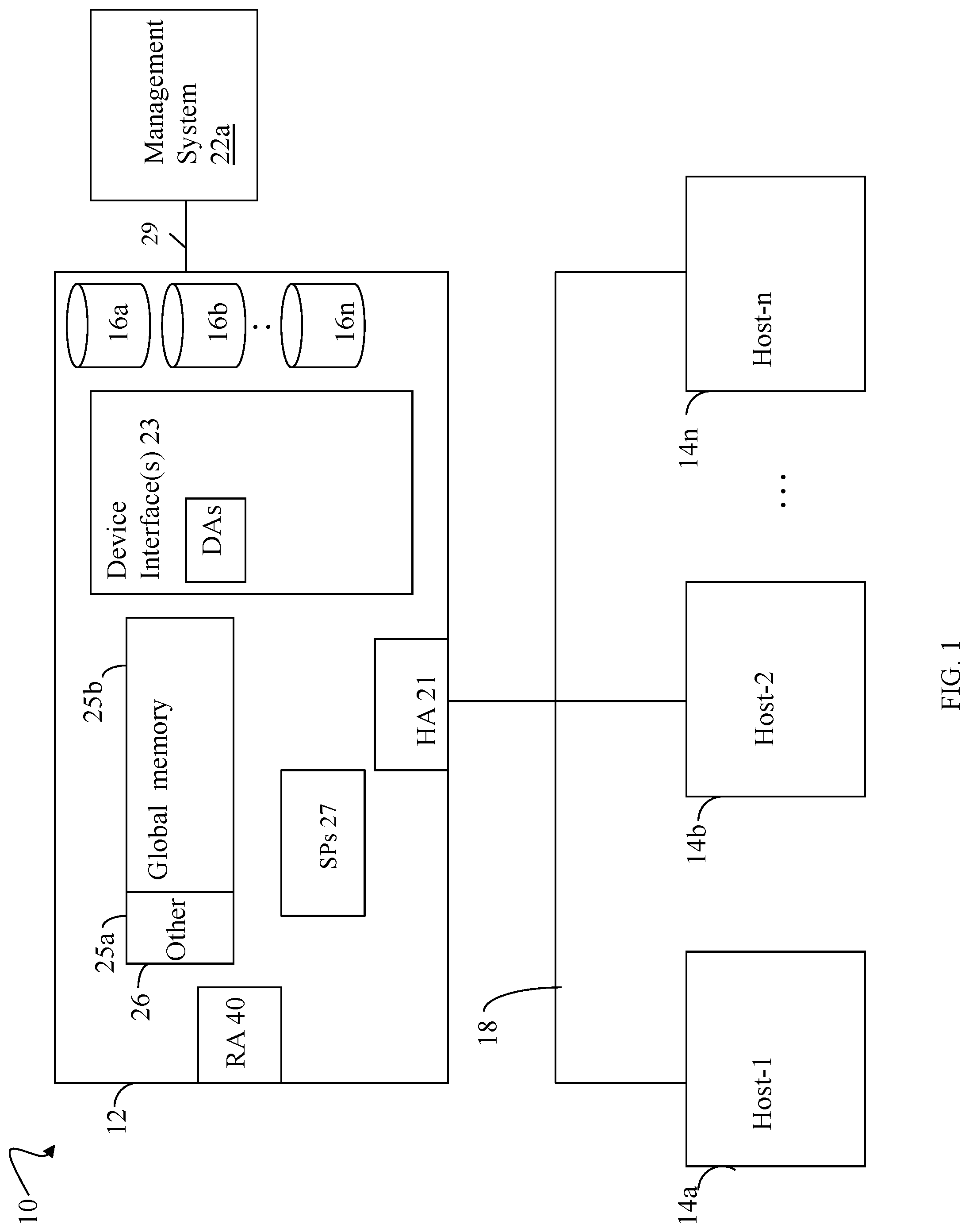 Patent US12307105 — Storage space accounting techniques allowing storage object identifier reuse and reassignment — Figure 1