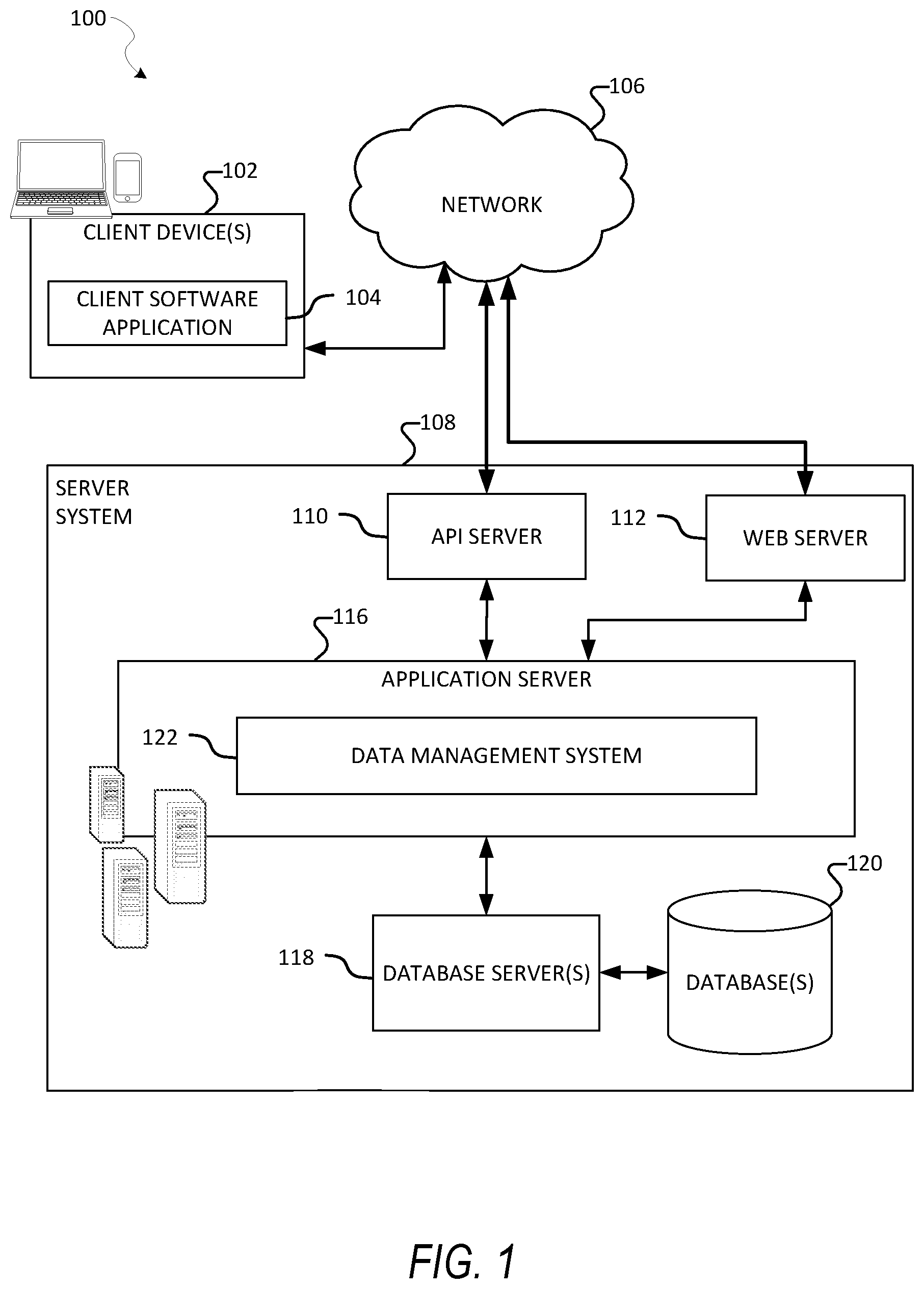 Patent US12307122 — Data processing and transmission using hardware serialization and deserialization functions — Figure 1