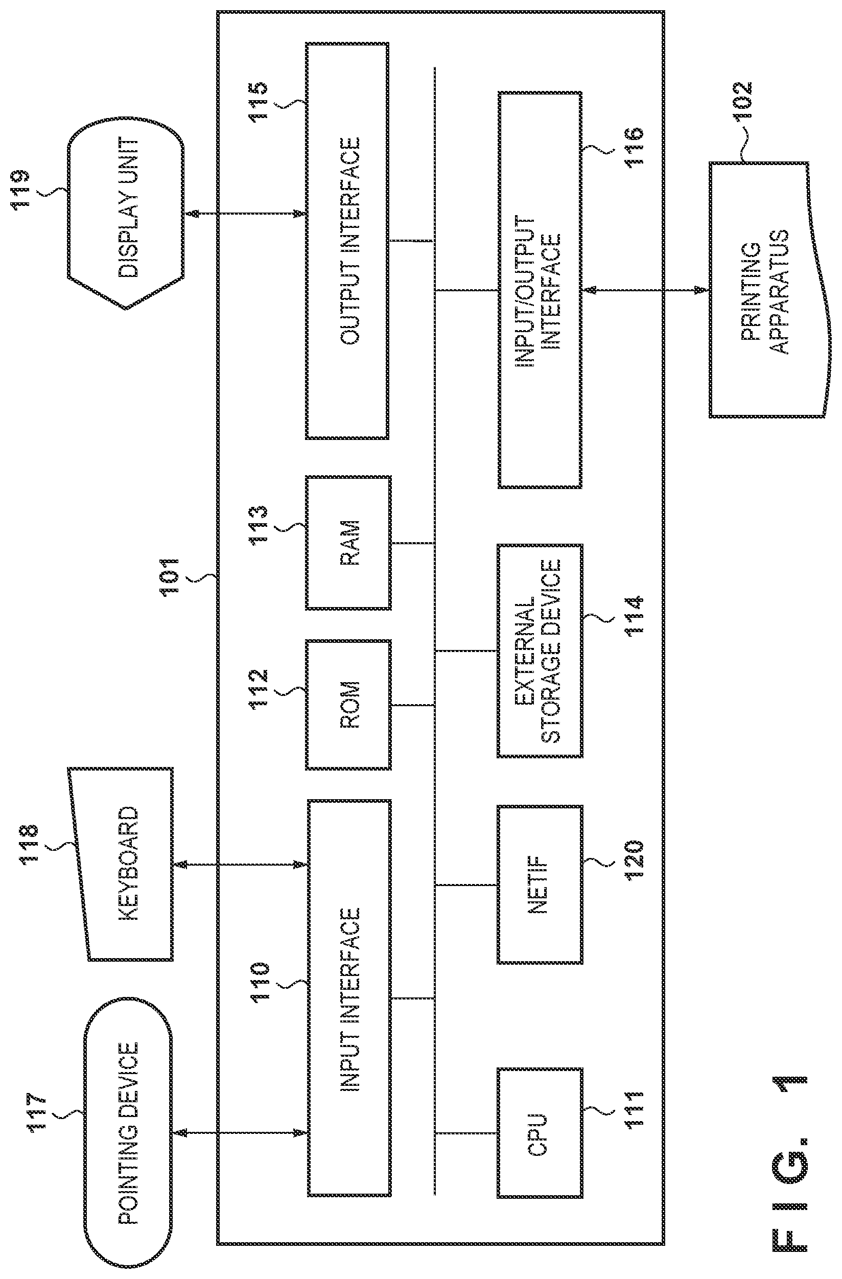 Patent US12307142 — Information processing apparatus, method, and non-transitory computer-readable storage medium storing program — Figure 1