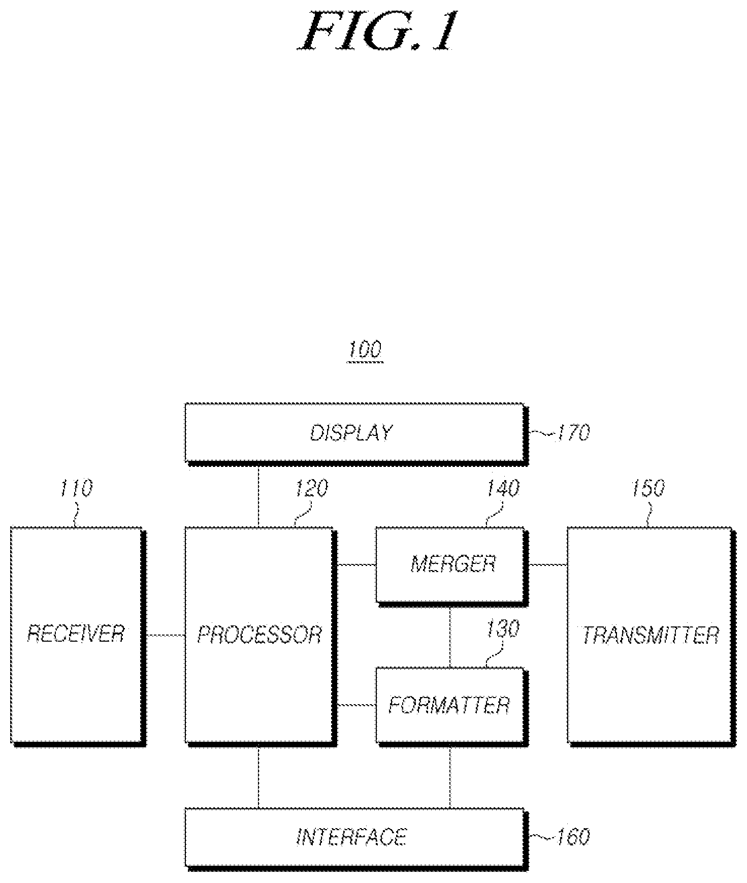 Patent US12307153 — Multi-display device and data transmission method thereof — Figure 1