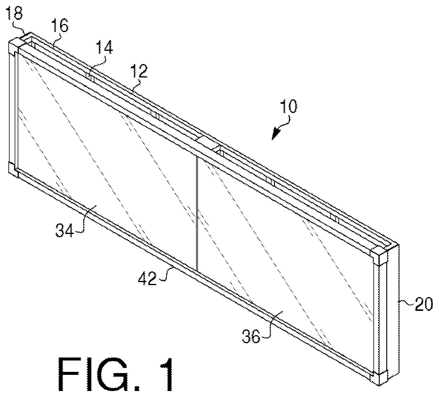 Patent US12307154 Figure 1 – System and method for protecting a multi-panel interactive video display