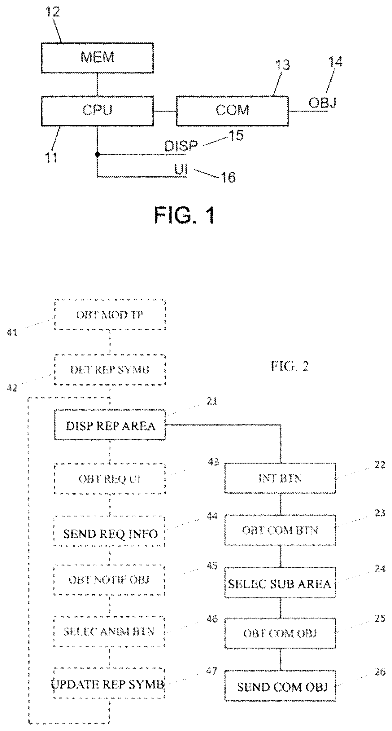Patent US12307162 — Selection and control of connected objects from a symbolic representation of a topography of a site — Figure 1