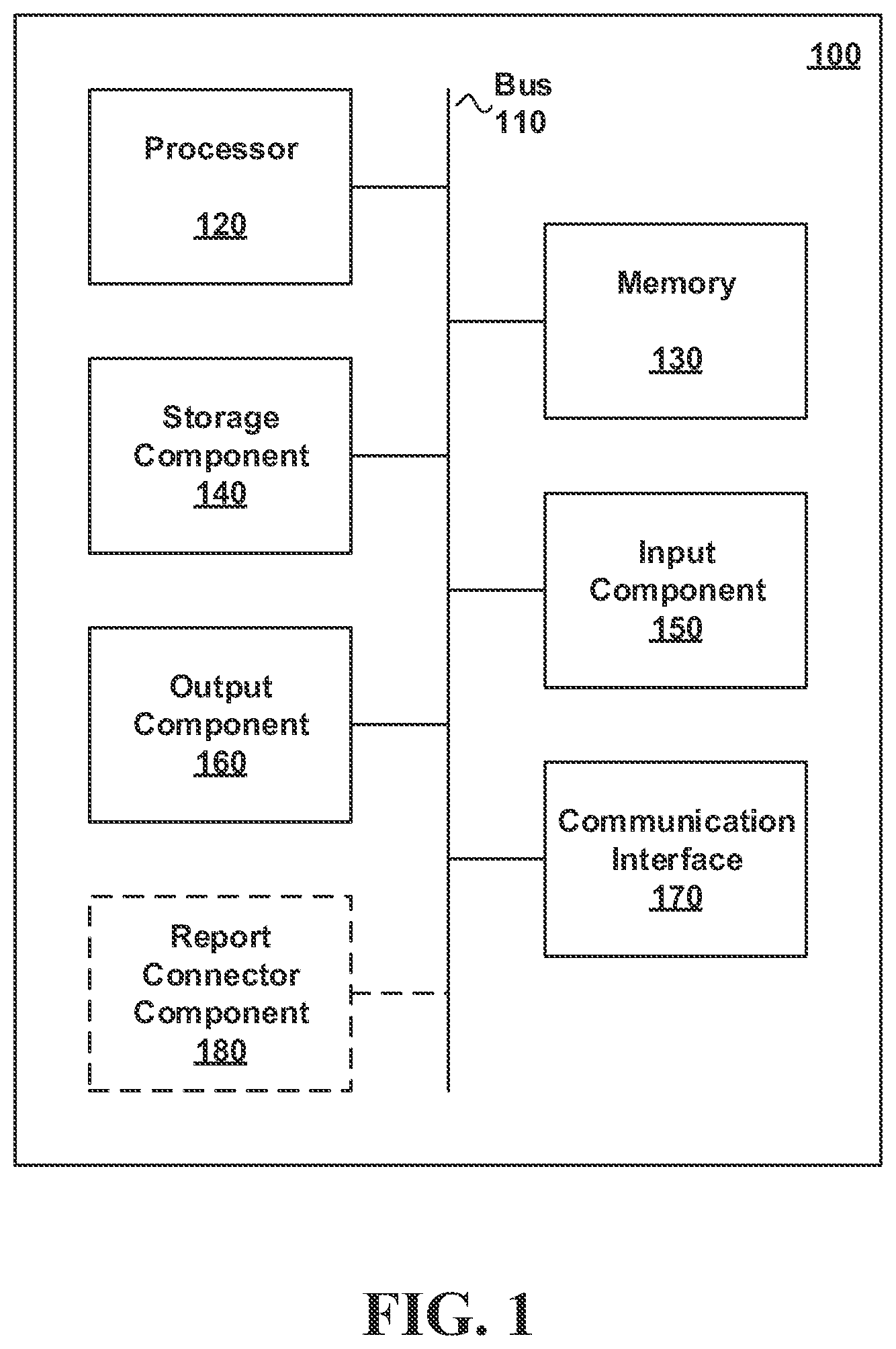 Patent US12307194 — Method and apparatus for a report connector — Figure 1