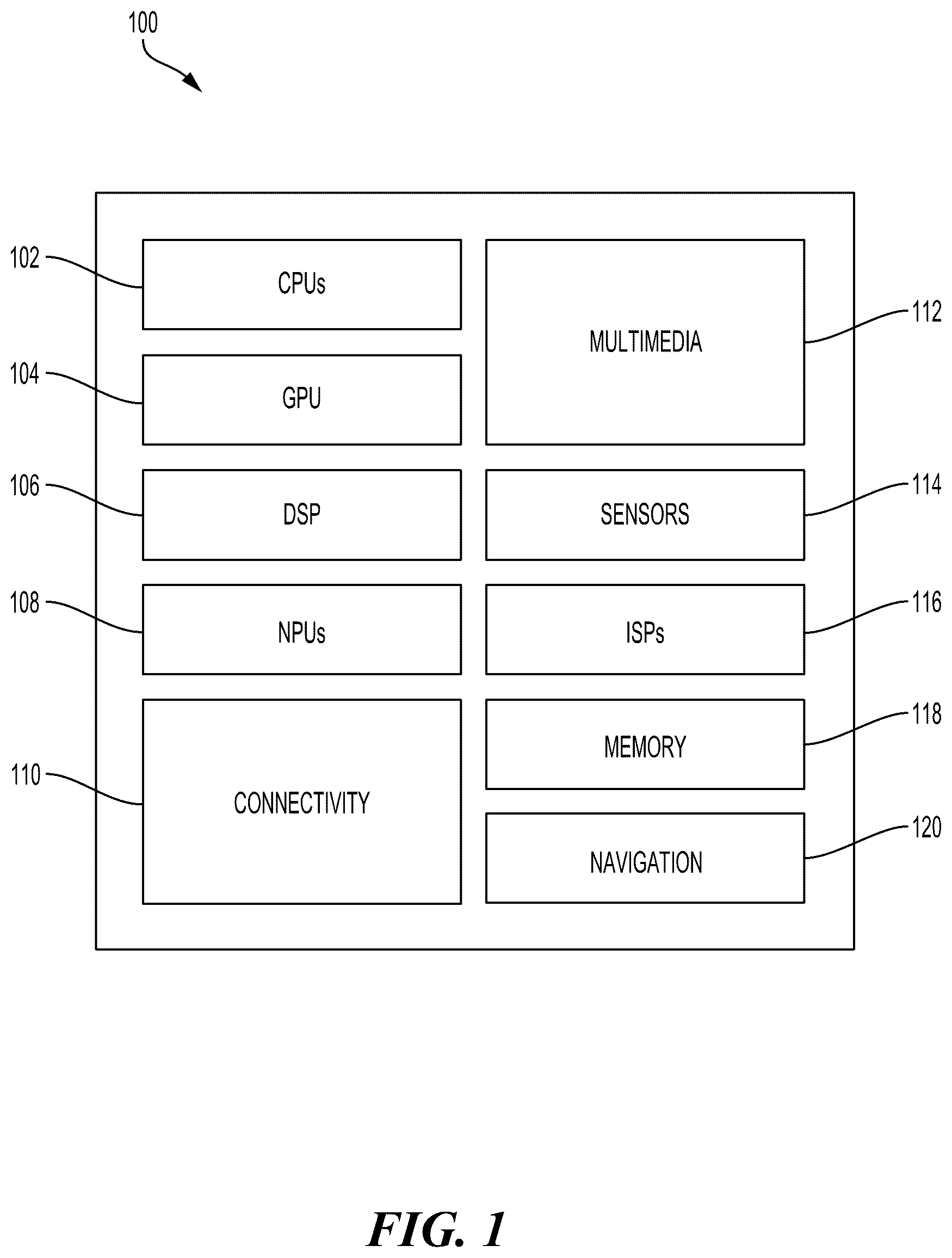 Patent US12307214 — Hybrid language translation on mobile devices — Figure 1