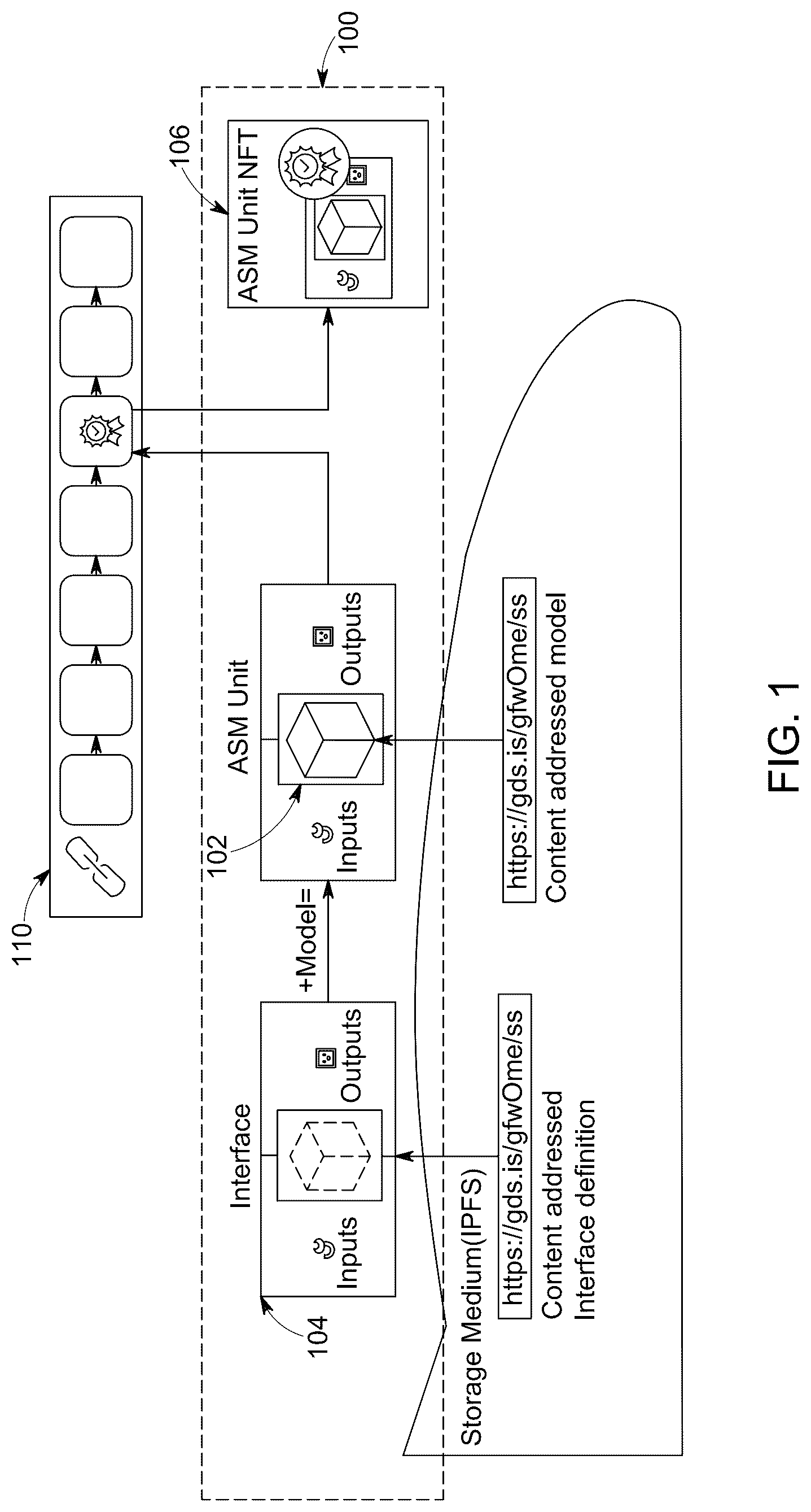 Patent US12307222 — Interoperable composite data units for use in distributed computing execution environments — Figure 1