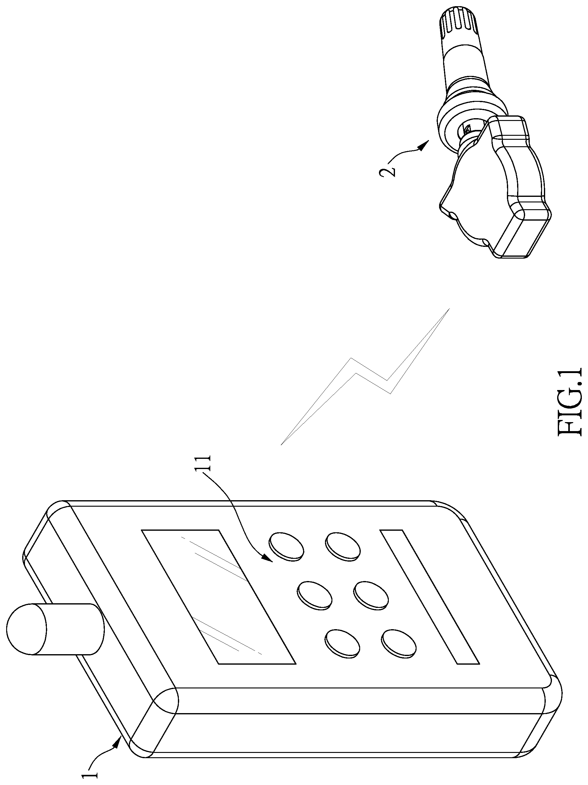 Patent US12307225 — Programming system for tire pressure monitoring sensor and method for programming — Figure 1