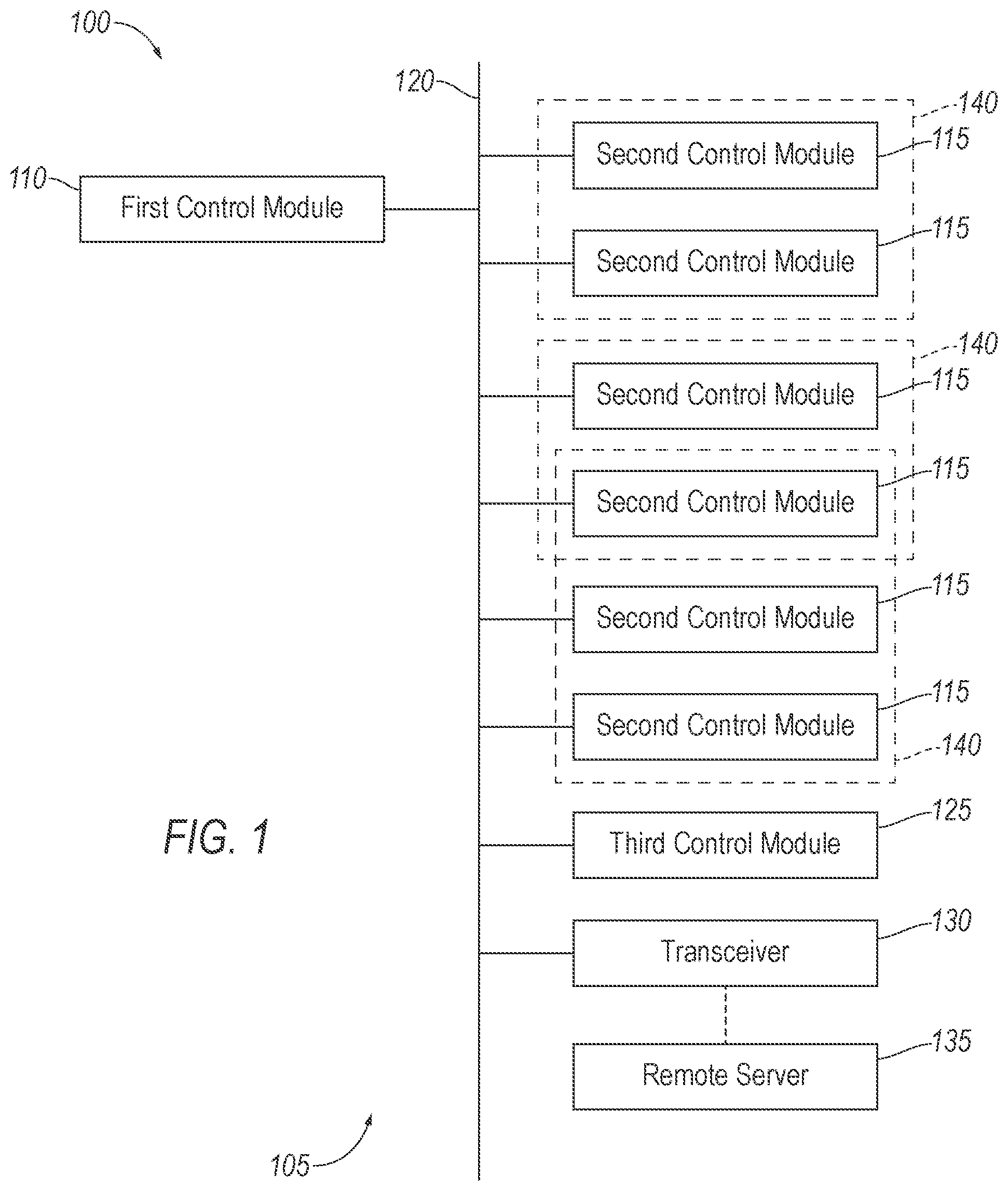 Patent US12307234 — Transmission of authentication keys — Figure 1