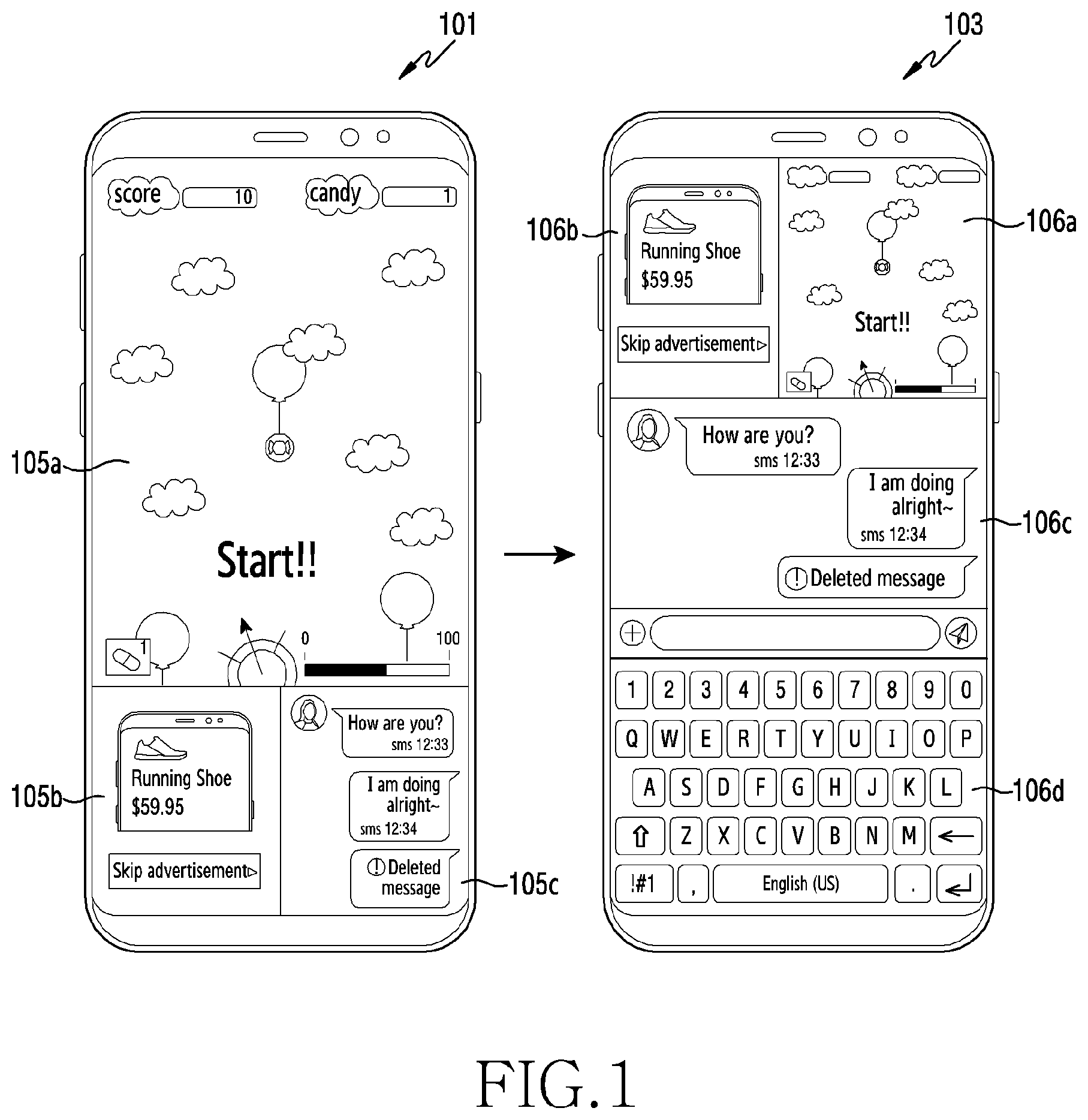 Patent US12307271 Figure 1 – Electronic device and multi-window control method of electronic device