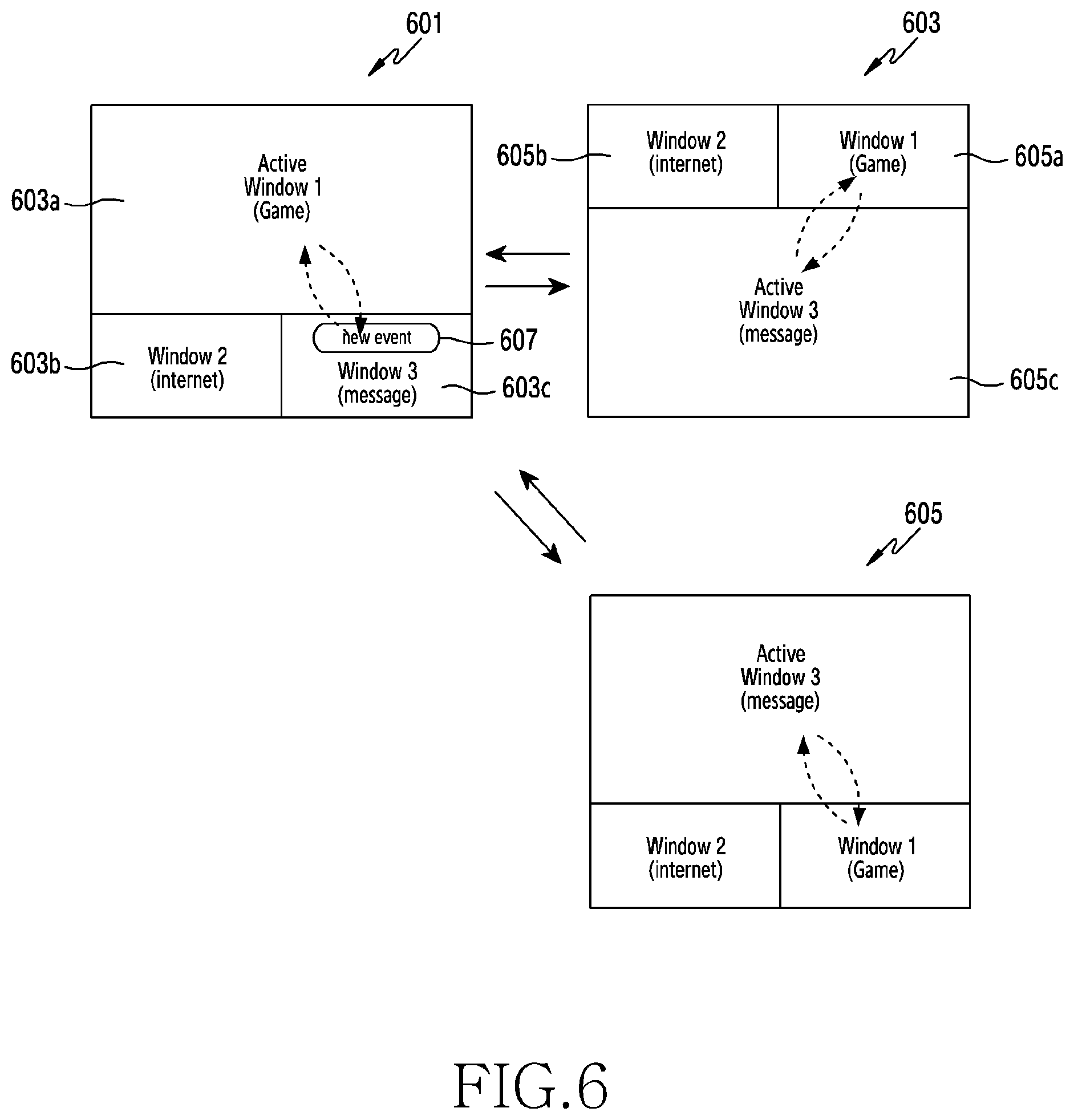 Patent US12307271 Figure 6 – Electronic device and multi-window control method of electronic device
