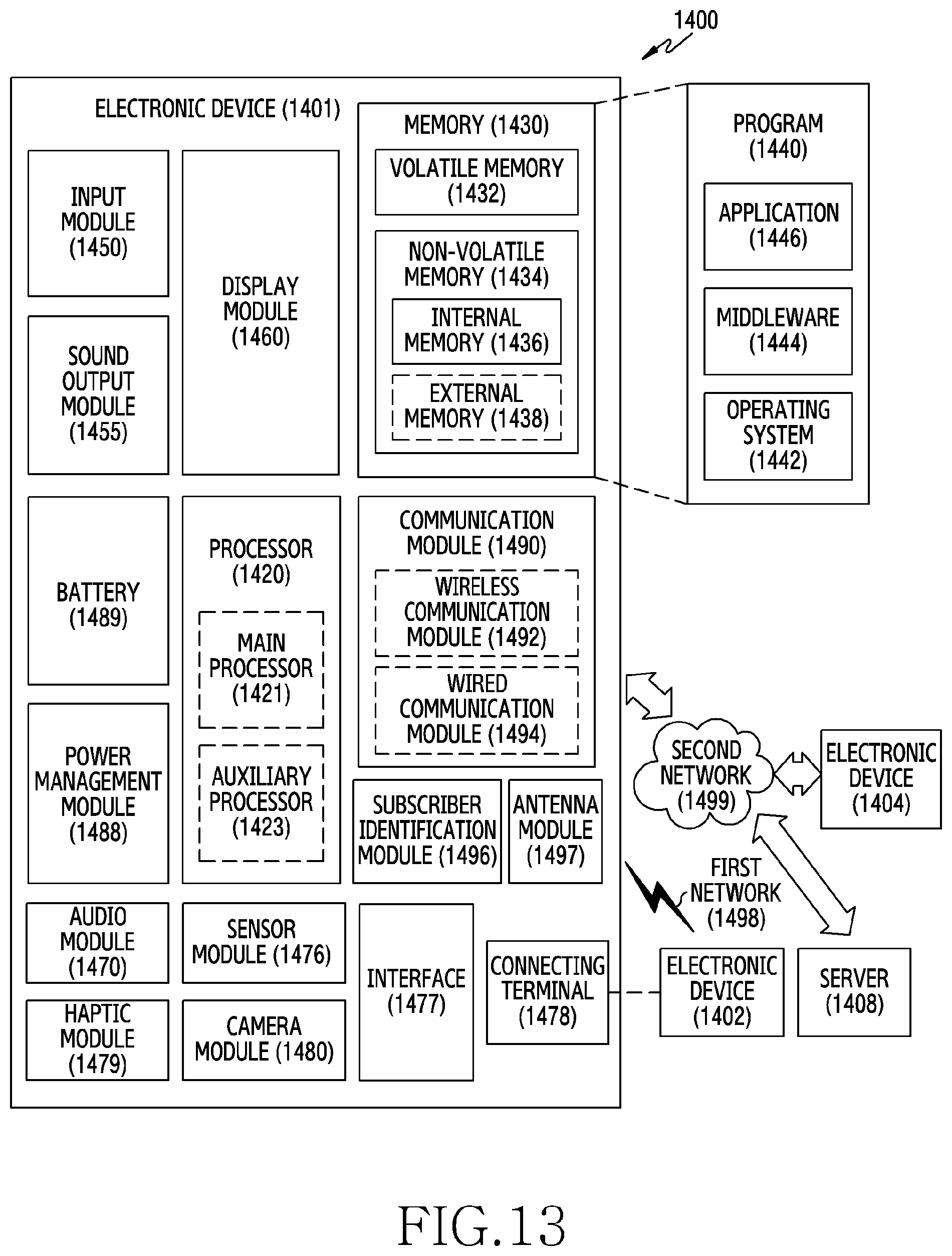 Patent US12307271 Figure 15 – Electronic device and multi-window control method of electronic device