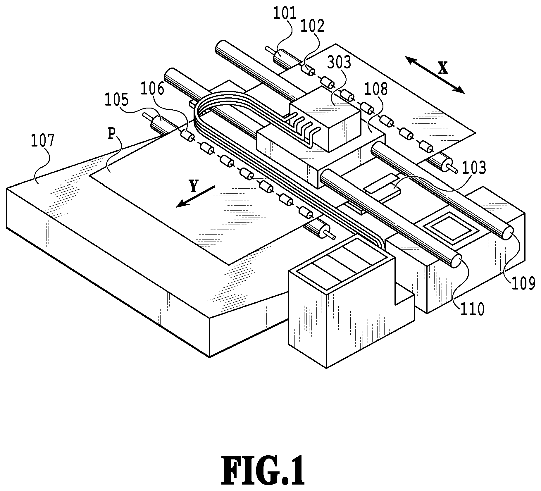 Patent US12307308 — Printing apparatus, method of controlling printing apparatus, and storage medium — Figure 1