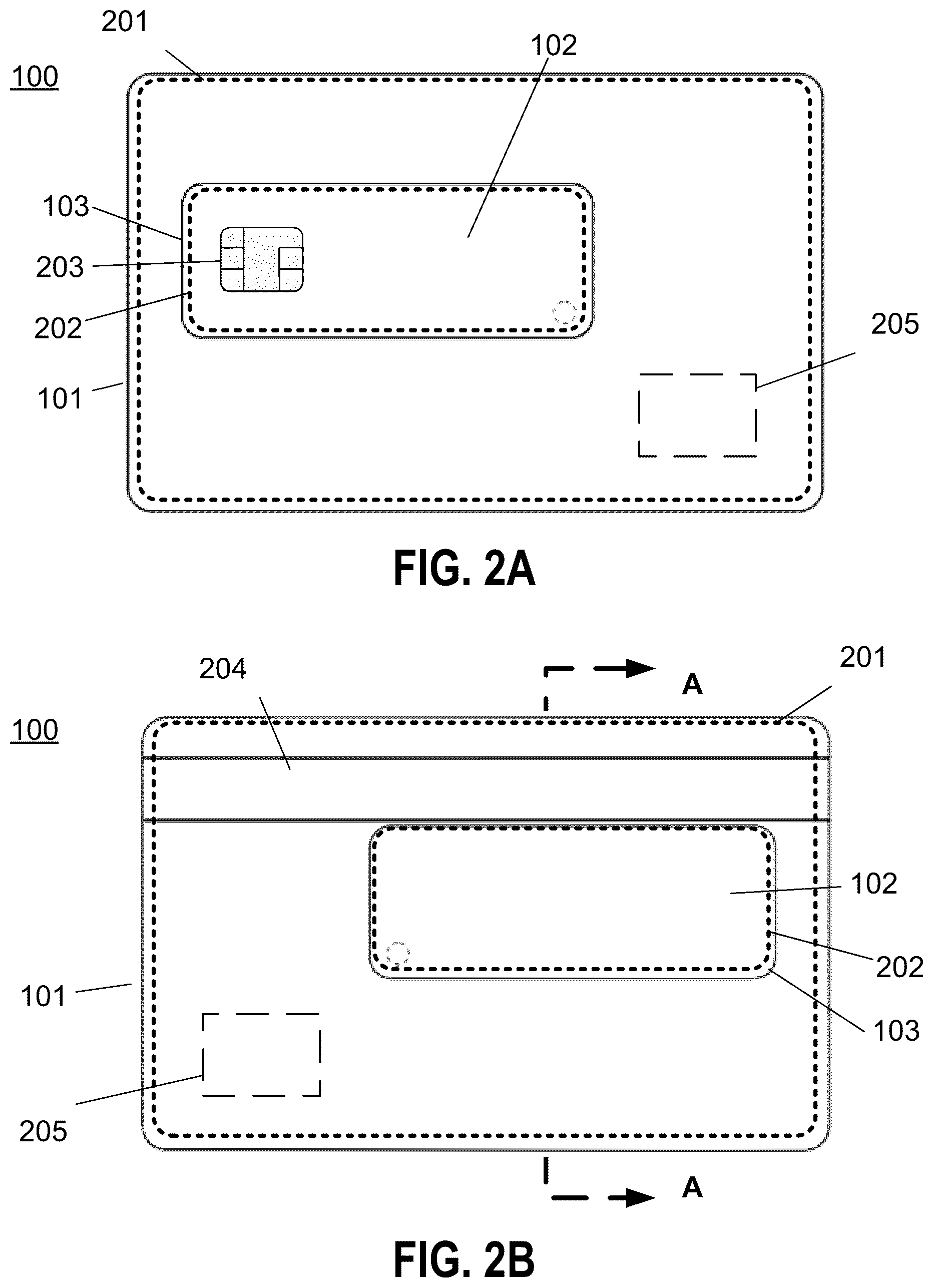 Patent US12307316 Figure 2 – Transaction card assembly
