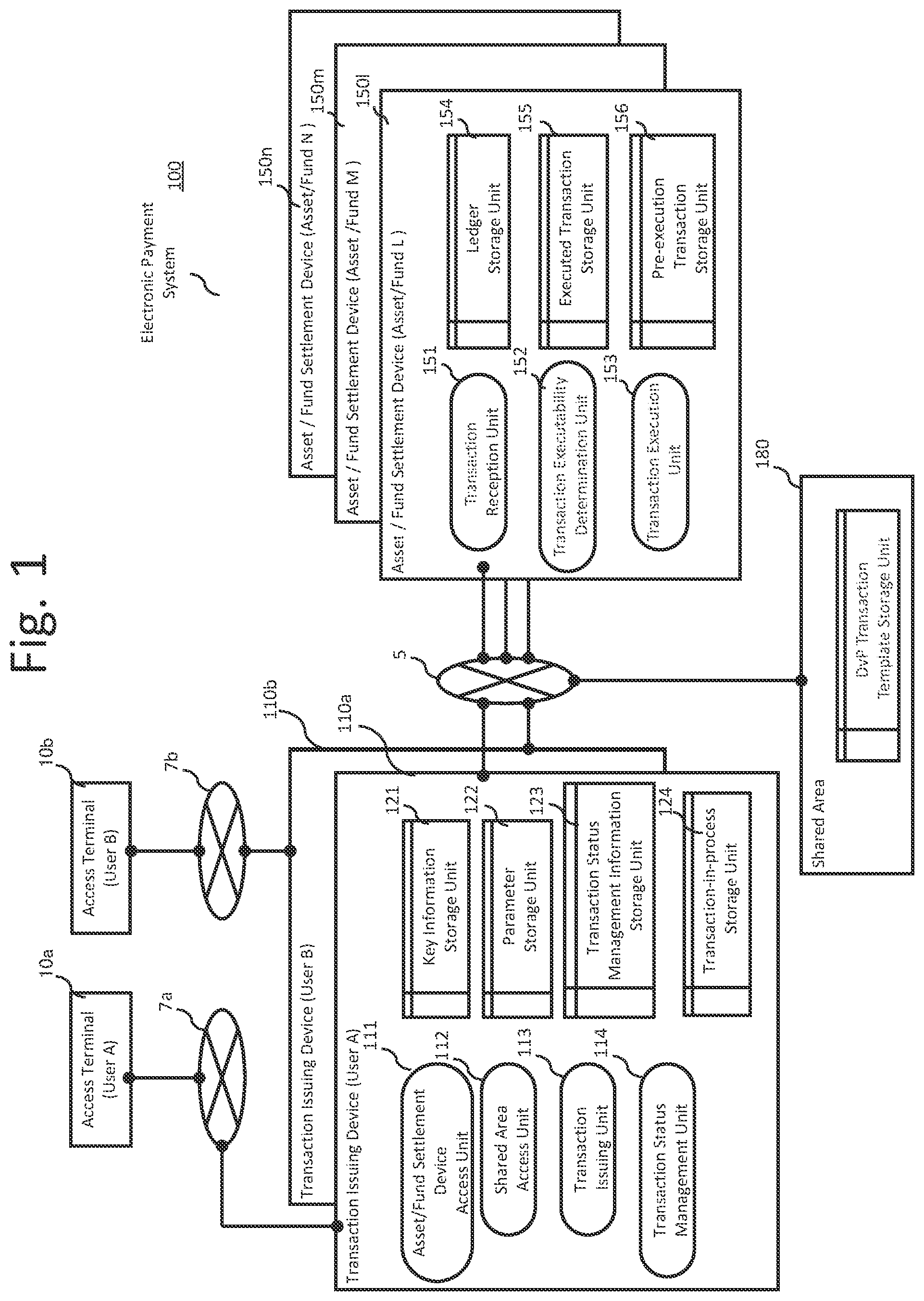 Patent US12307441 — Electronic payment system and electronic payment method — Figure 1
