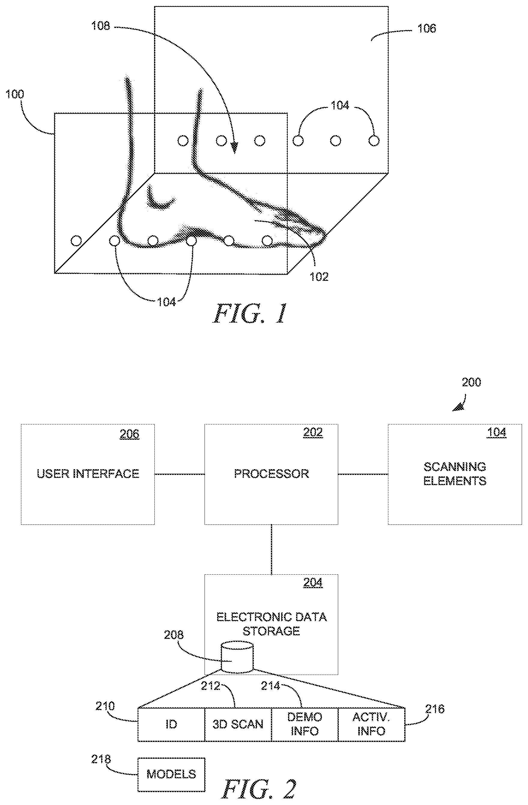 Patent US12307501 — Three-dimensional heat map apparel recommendation — Figure 1