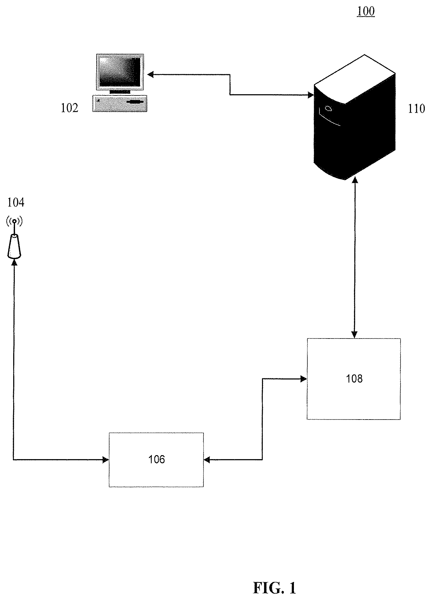Patent US12307537 — System and method for making patient records follow a physician — Figure 1