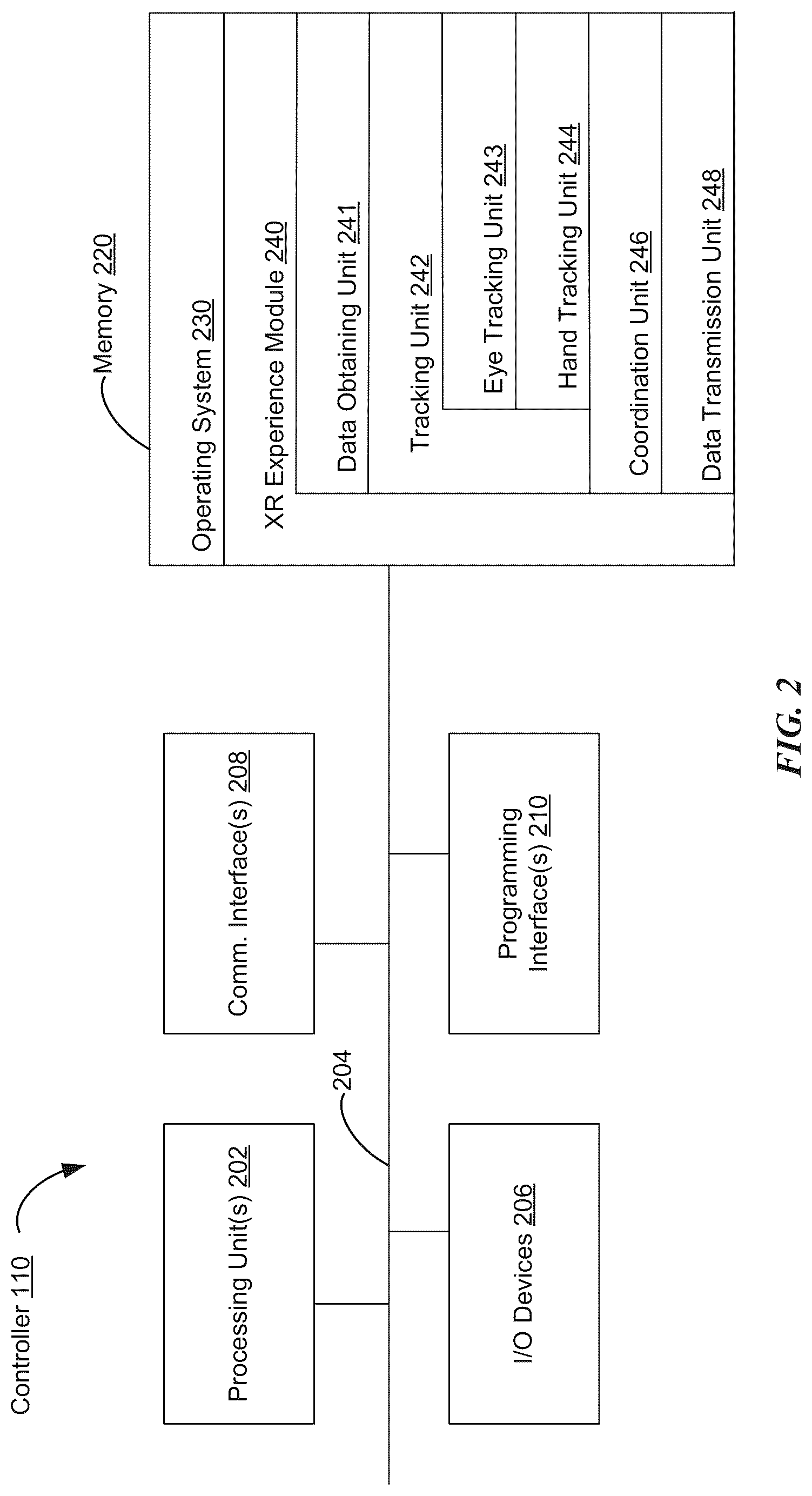 Patent US12307613 Figure 2 – Devices, methods, and graphical user interfaces for modifying avatars in three-dimensional environments