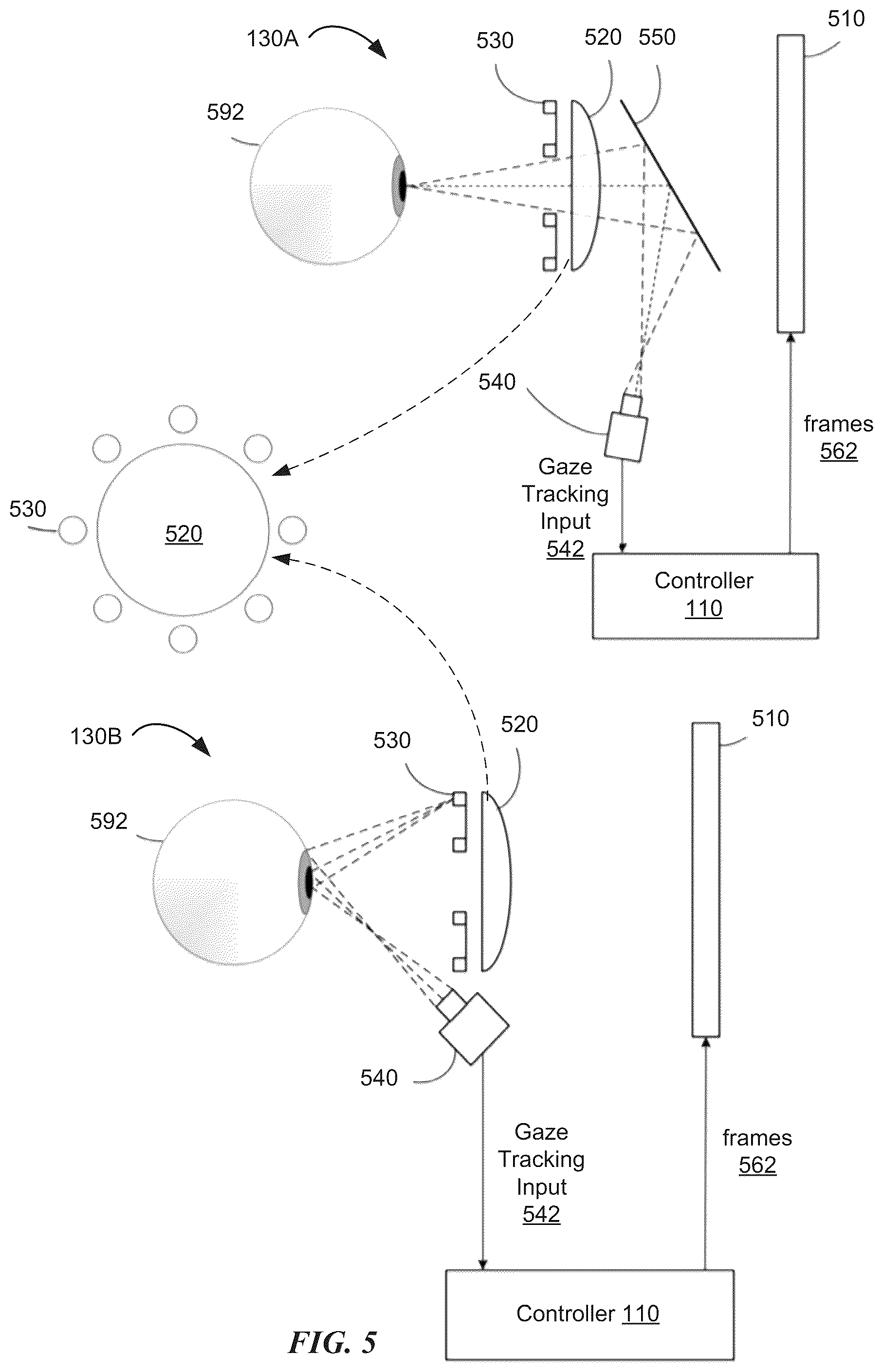 Patent US12307613 Figure 5 – Devices, methods, and graphical user interfaces for modifying avatars in three-dimensional environments
