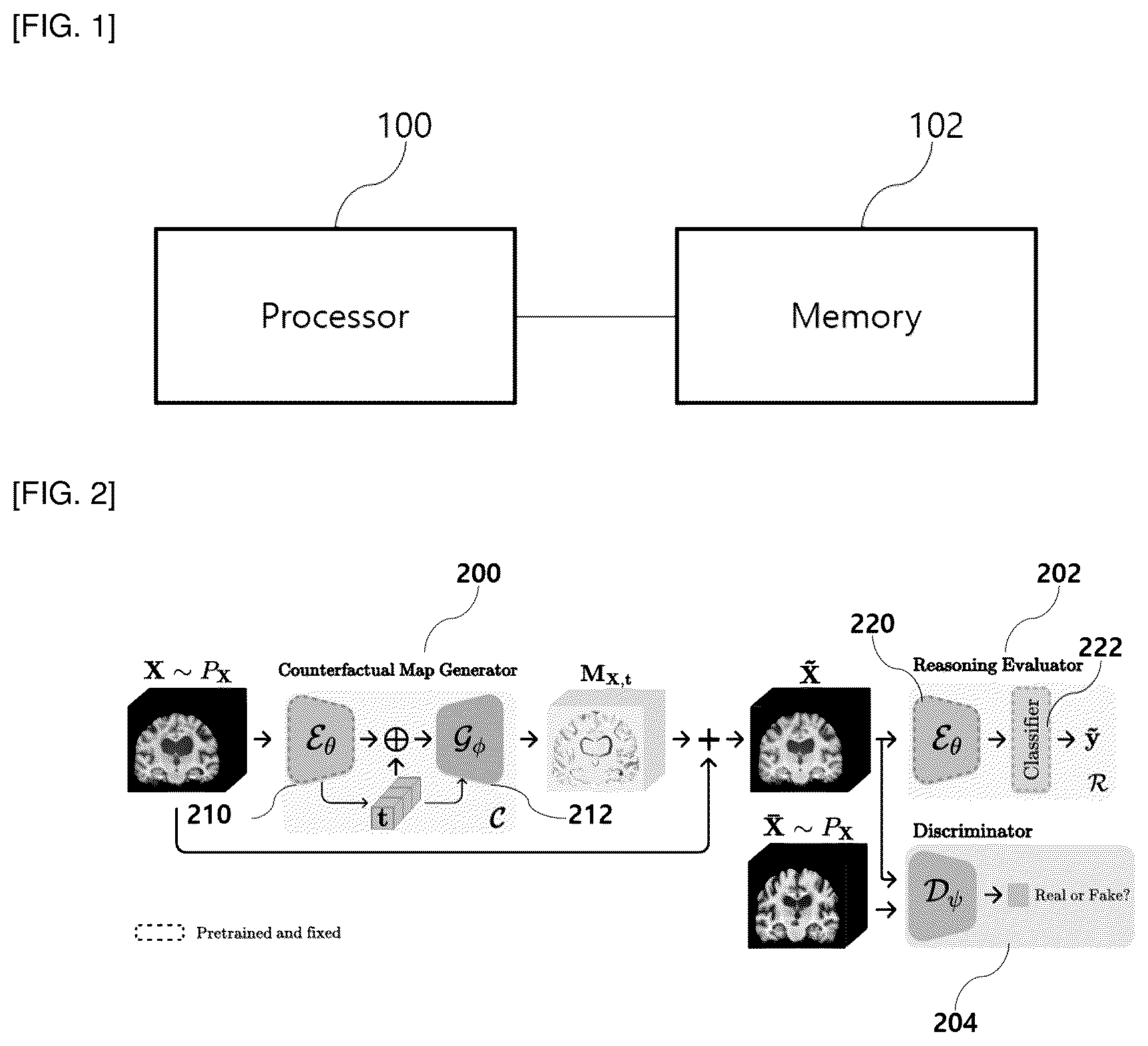 Patent US12307661 — Method and apparatus for reasoning and reinforcing decision in brain disease diagnosis model — Figure 1