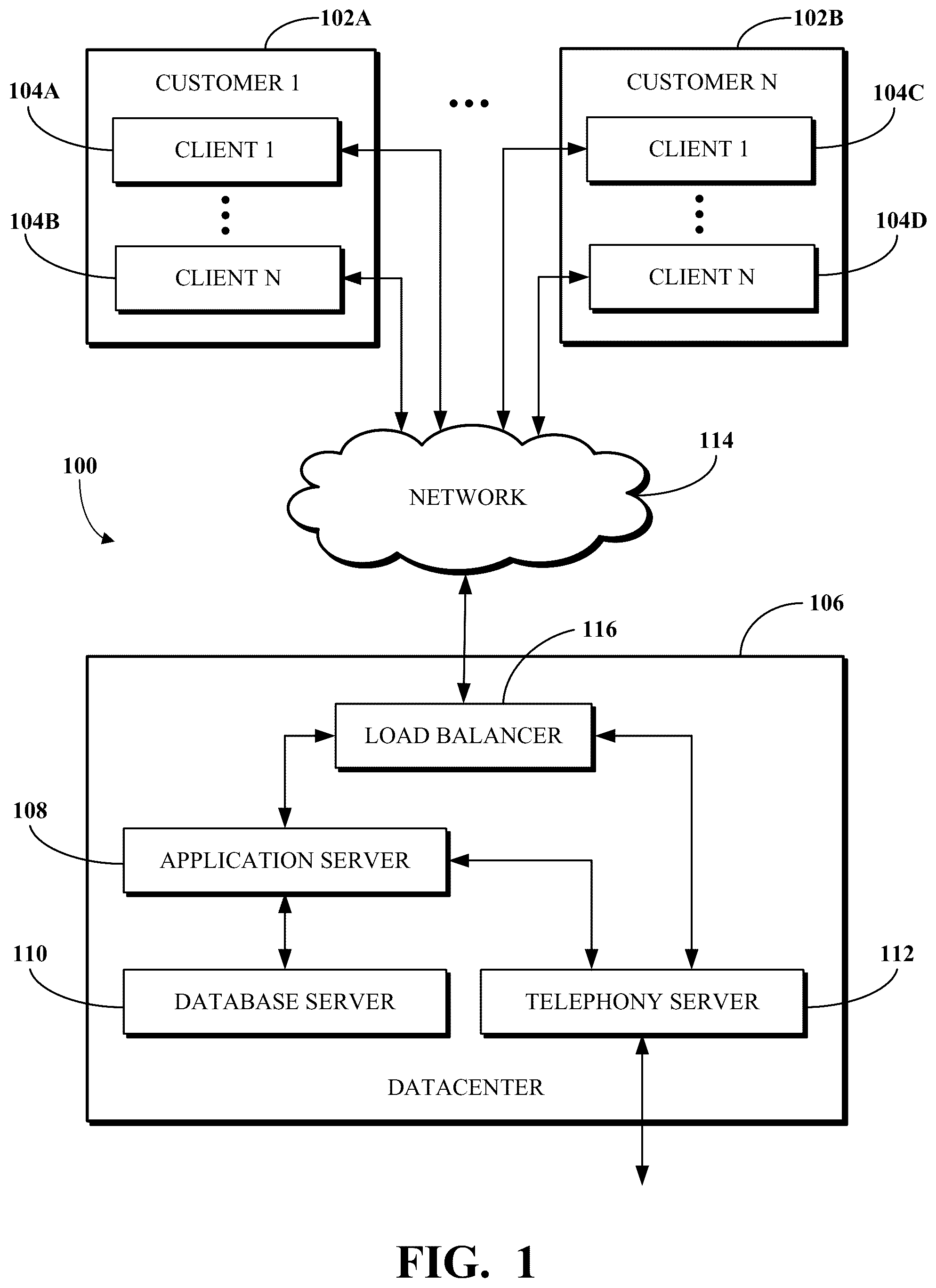 Patent US12307679 — Virtual background sharing — Figure 1