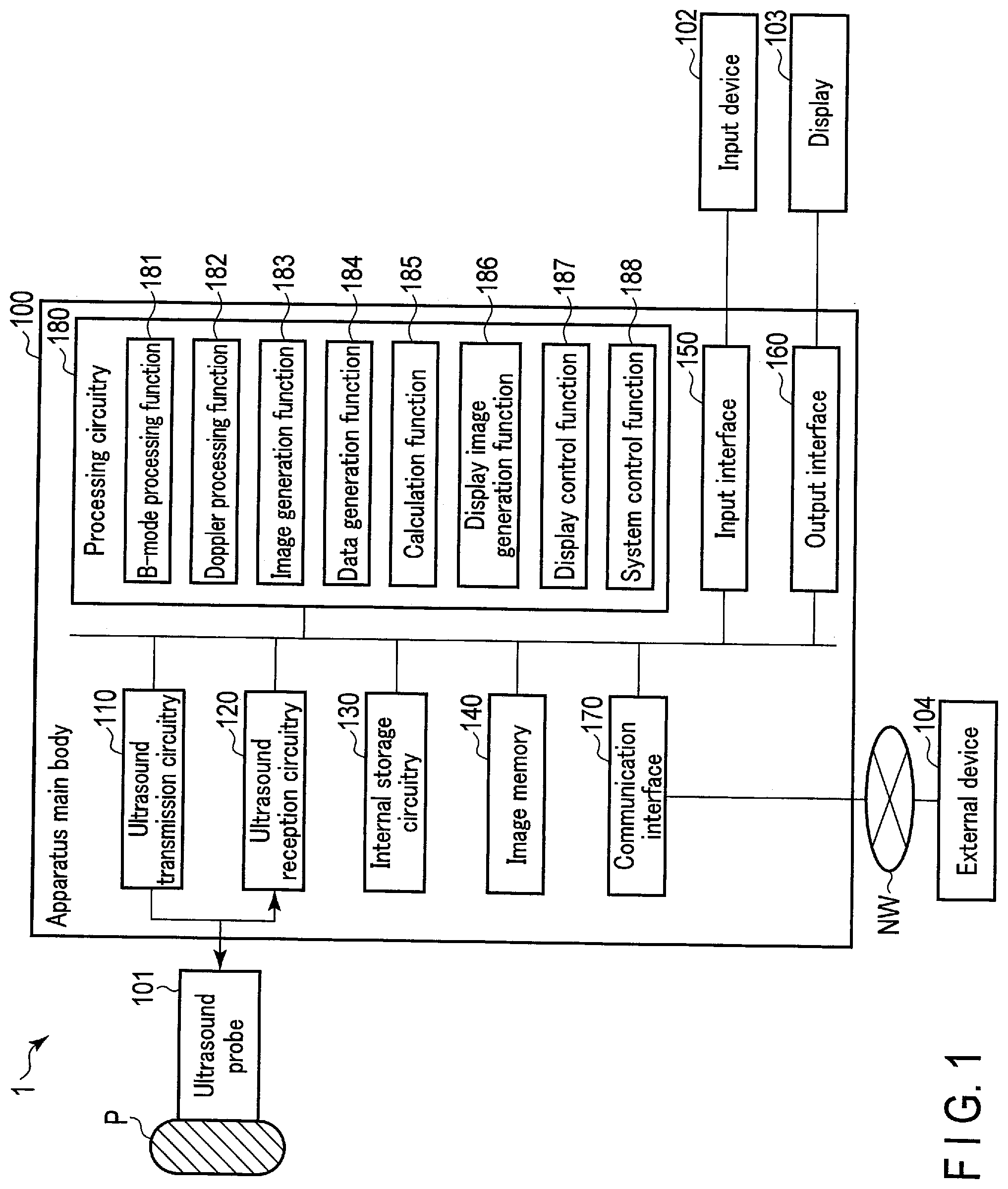 Patent US12307688 Figure 1 – Analysis apparatus and ultrasound diagnosis apparatus