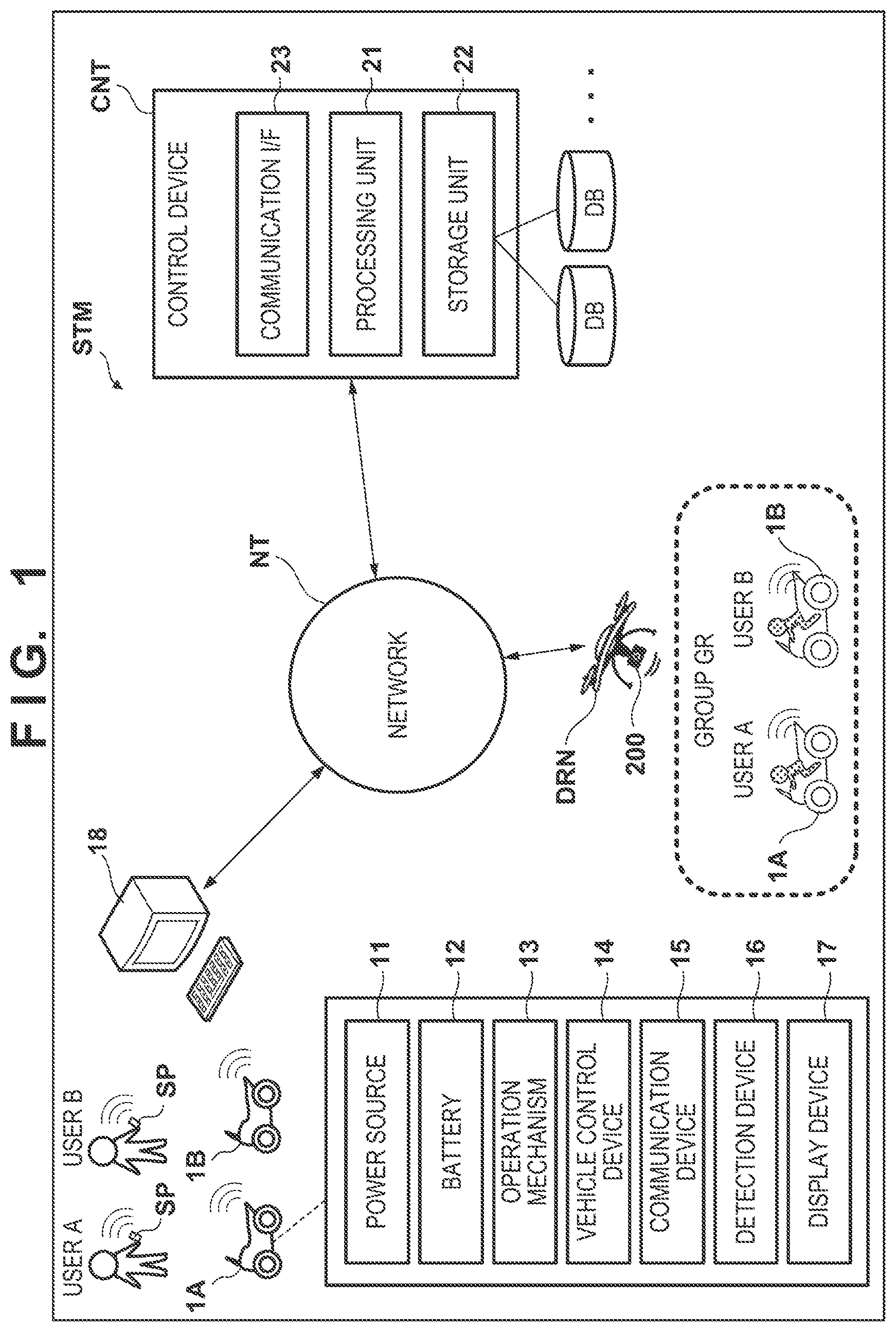 Patent US12307705 — Image capturing system, control device, control method, and storage medium — Figure 1