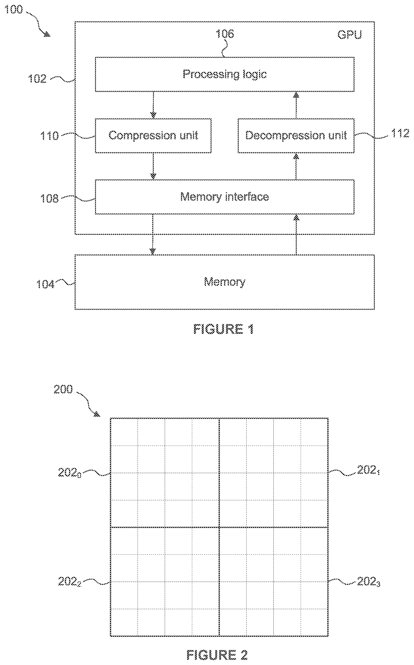 Patent US12307724 — Image data decompression using difference values between data values and origin values for image data channels — Figure 1