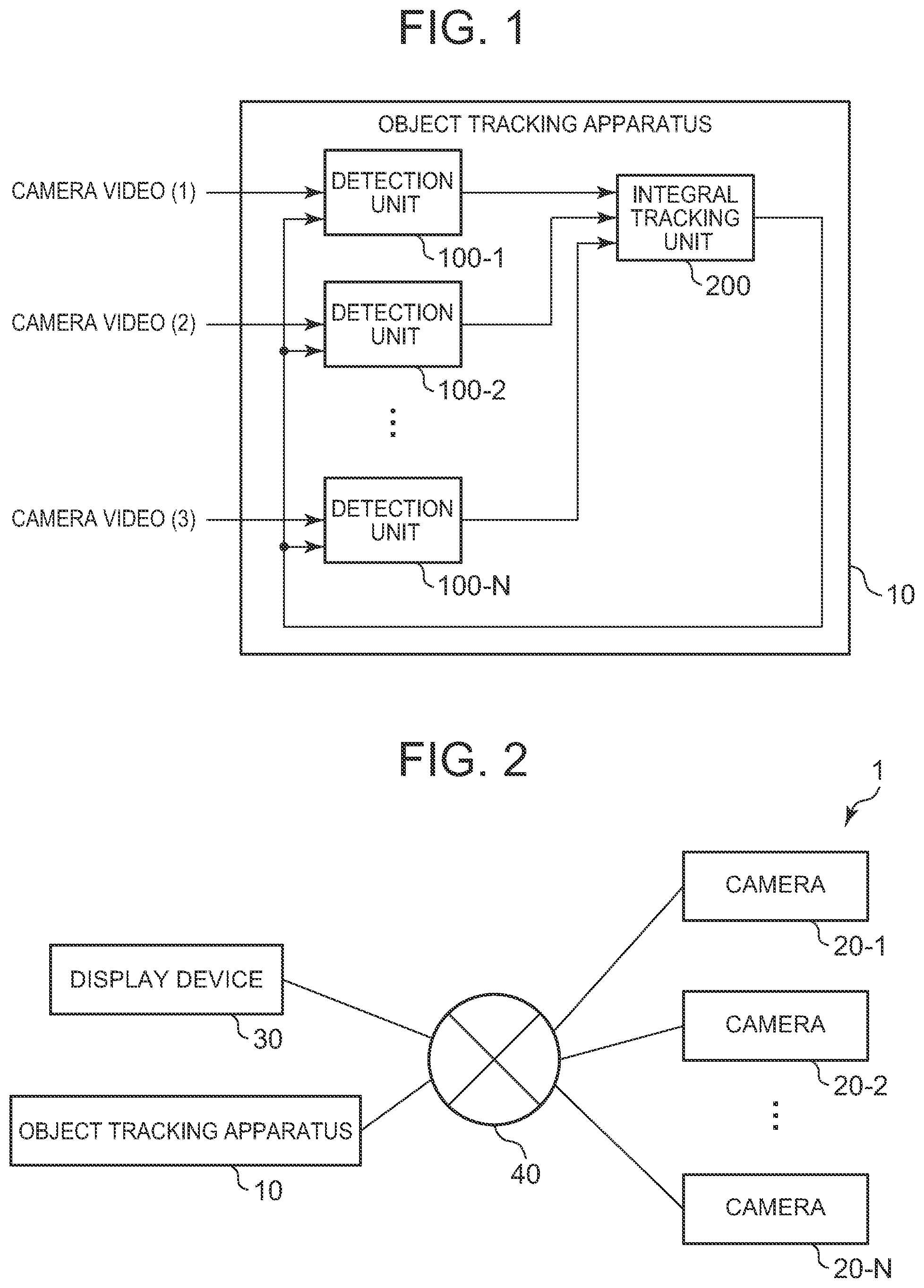 Patent US12307776 — Object tracking apparatus, object tracking system, object tracking method, display control device, object detection device, and computer-readable medium — Figure 1