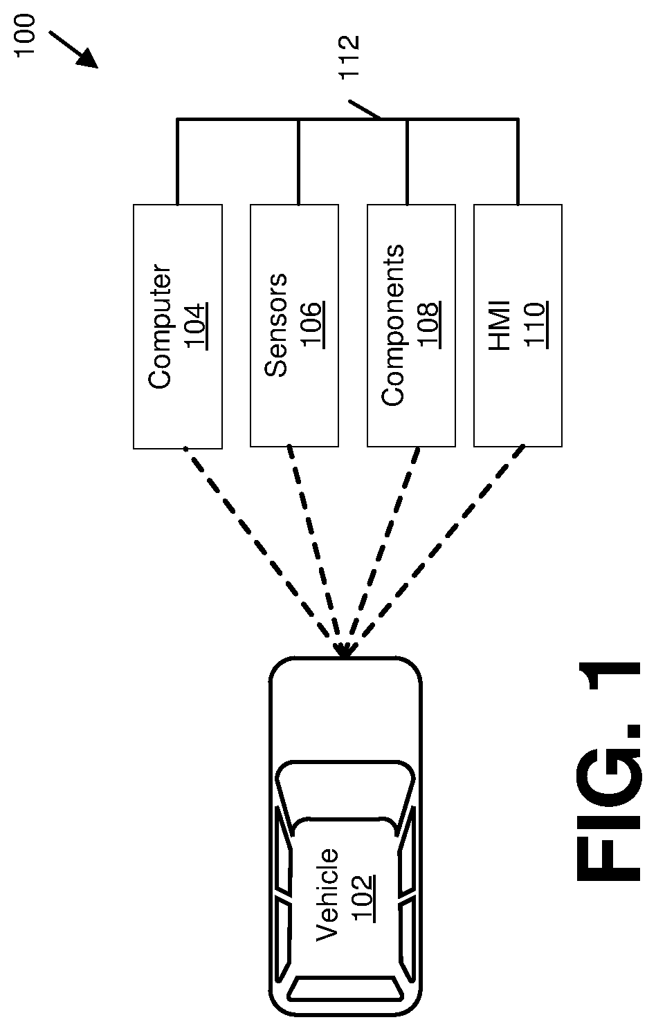 Patent US12307790 — Steering wheel contact detection — Figure 1