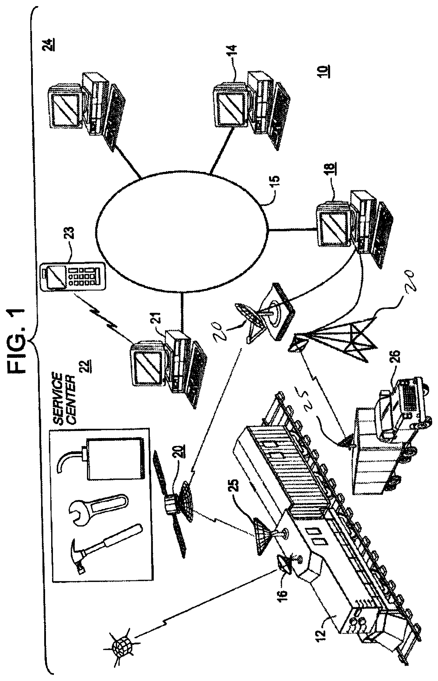 Patent US12307828 Figure 1 – Systems and methods for evaluating repair of assets