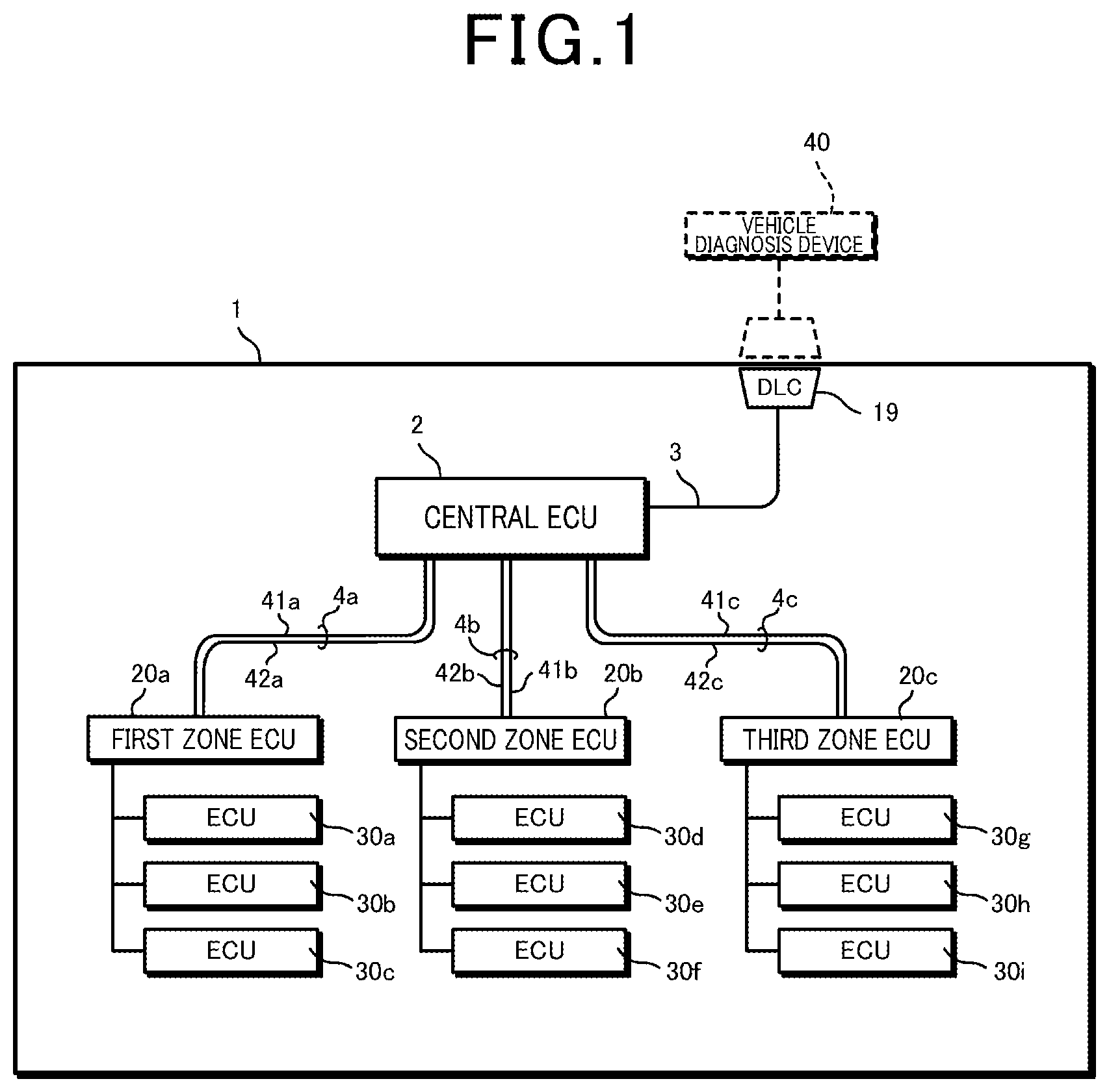 Patent US12307830 — Vehicle communication system — Figure 1