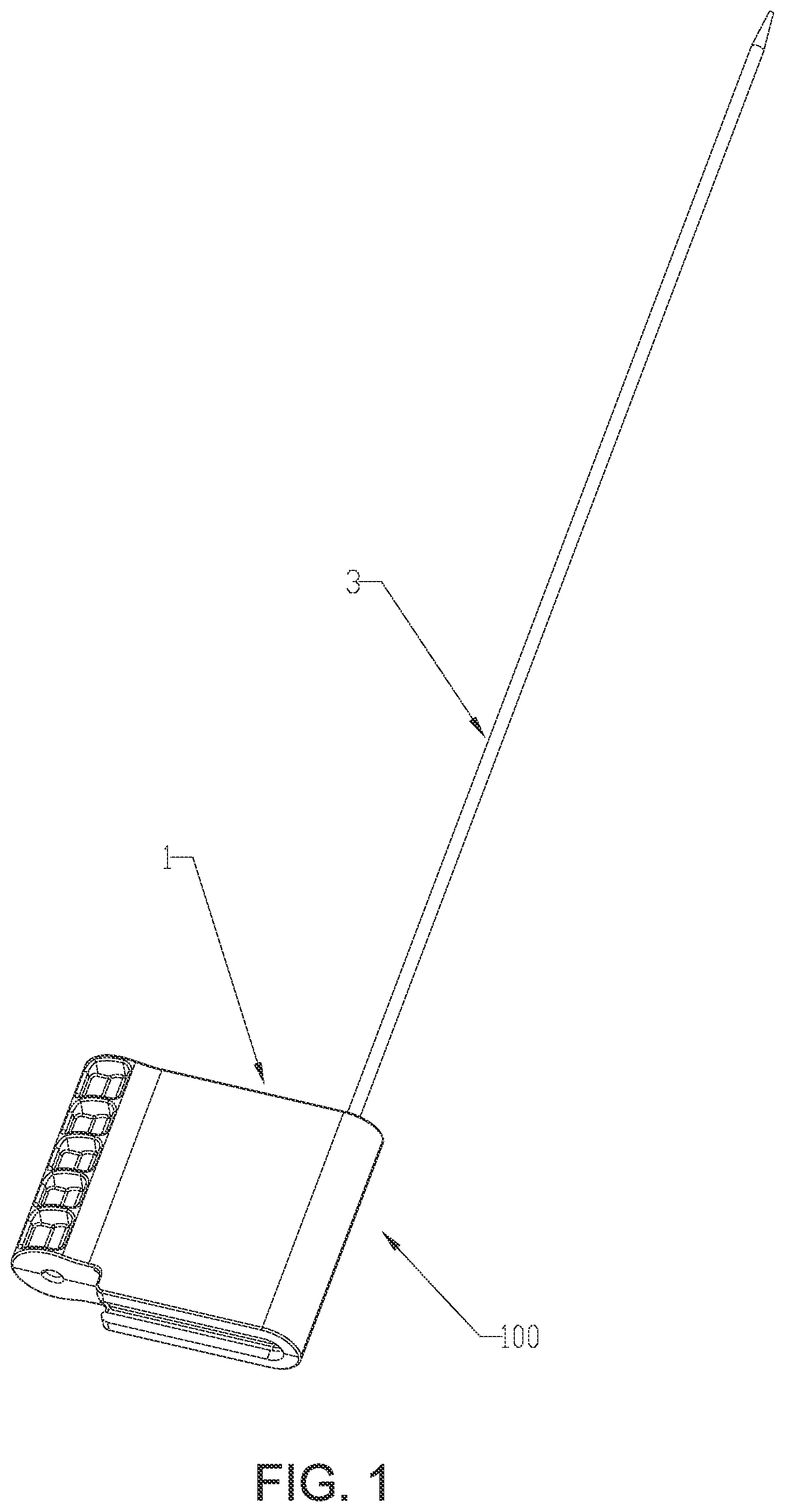 Patent US12307864 Figure 1 – Disposable RFID component for cable lock