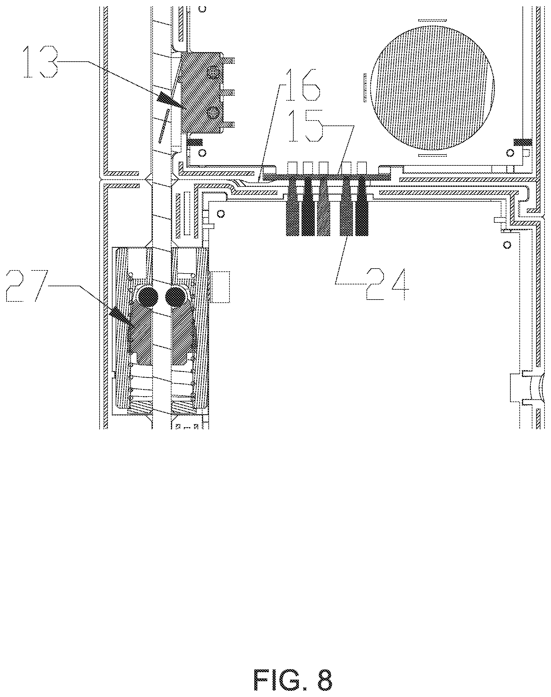Patent US12307864 Figure 8 – Disposable RFID component for cable lock