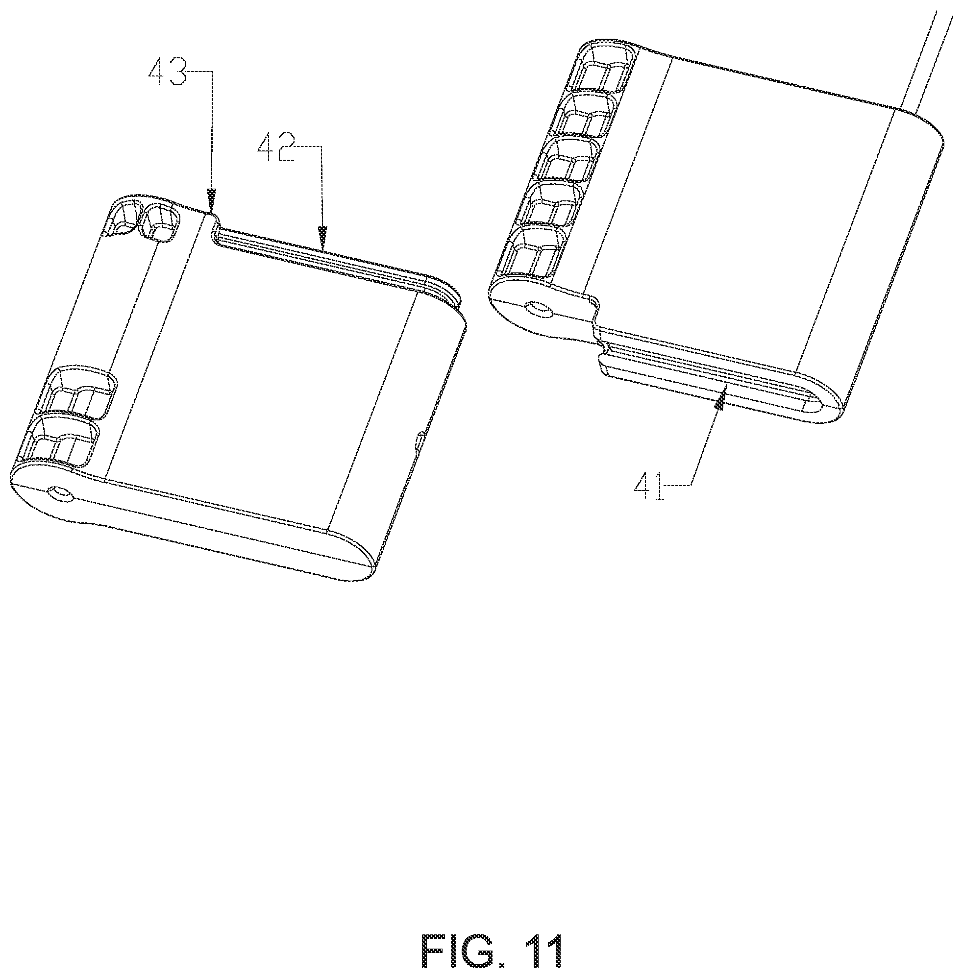Patent US12307864 Figure 11 – Disposable RFID component for cable lock