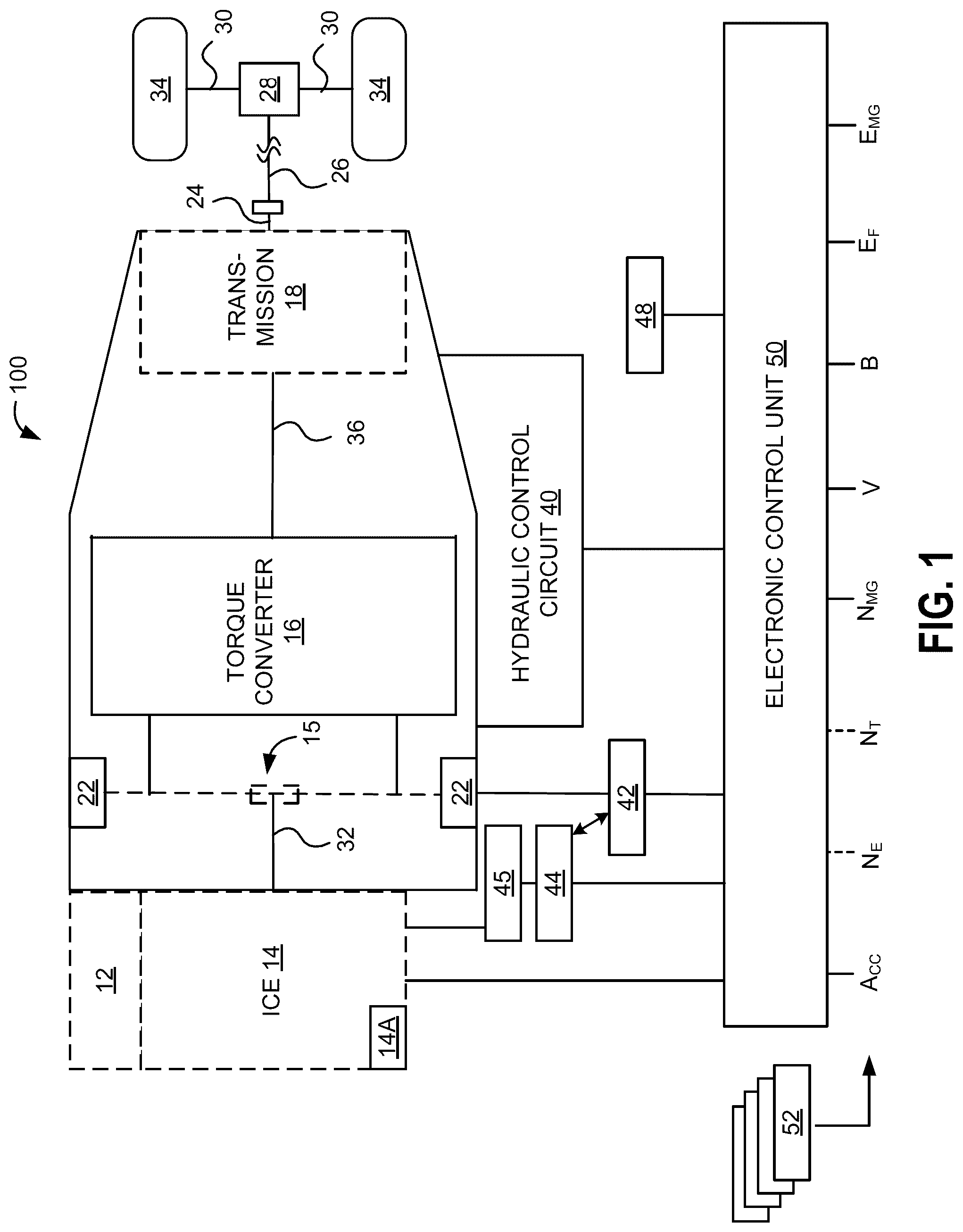 Patent US12307892 — Cloud-based stop-and-go mitigation system with multi-lane sensing — Figure 1