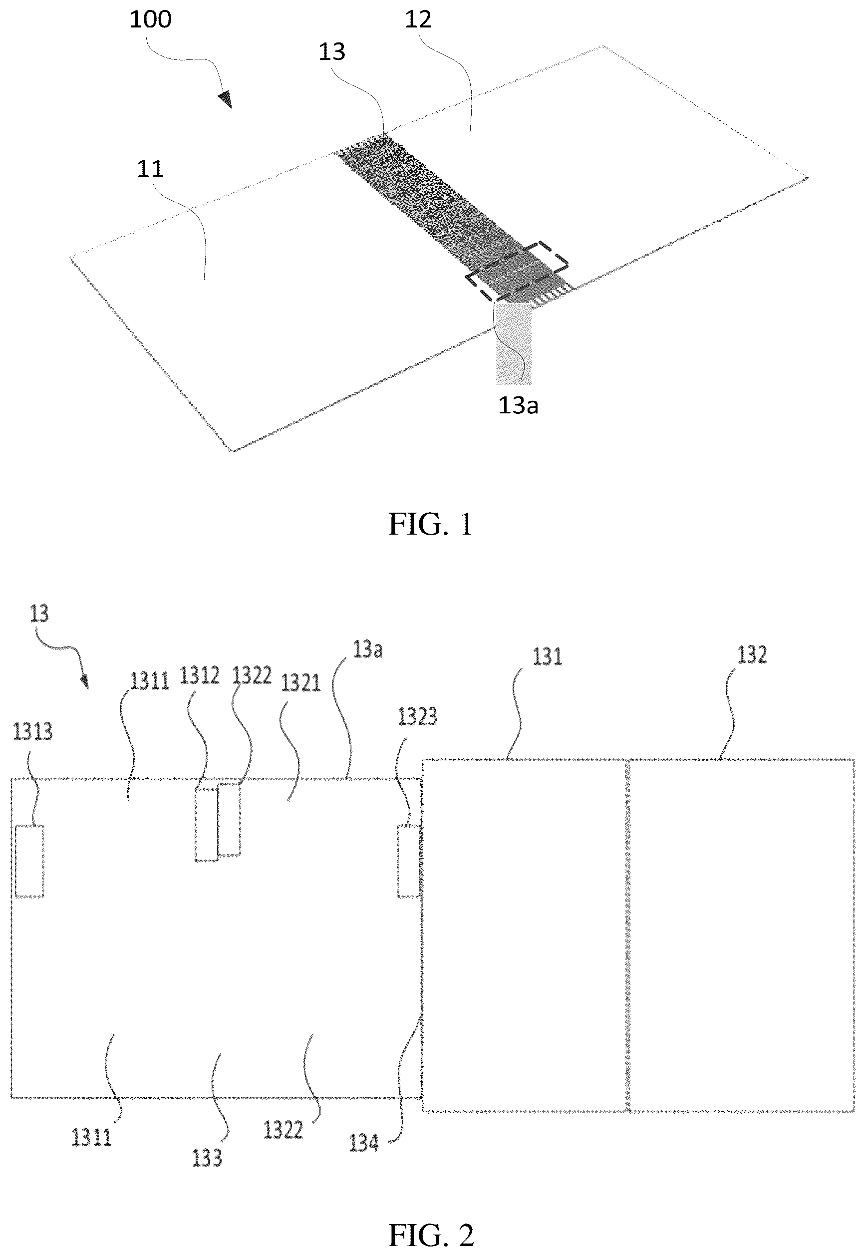 Patent US12307927 Figure 1 – Supporting plate and display module