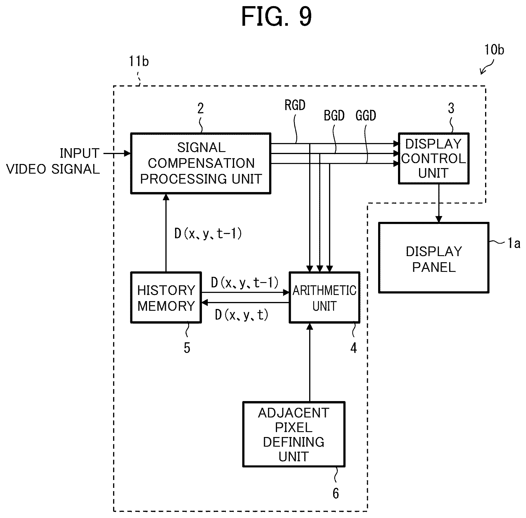 Patent US12307931 Figure 8 – Display device and method for driving display device