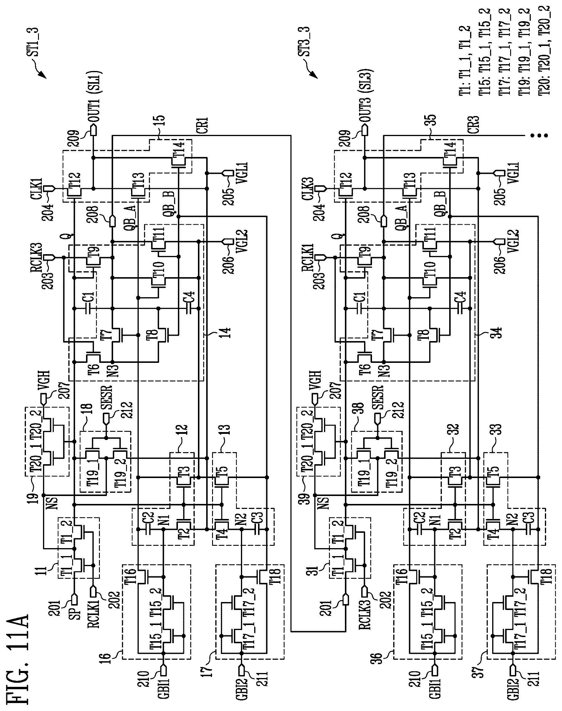Patent US12307942 Figure 14 – Scan driver