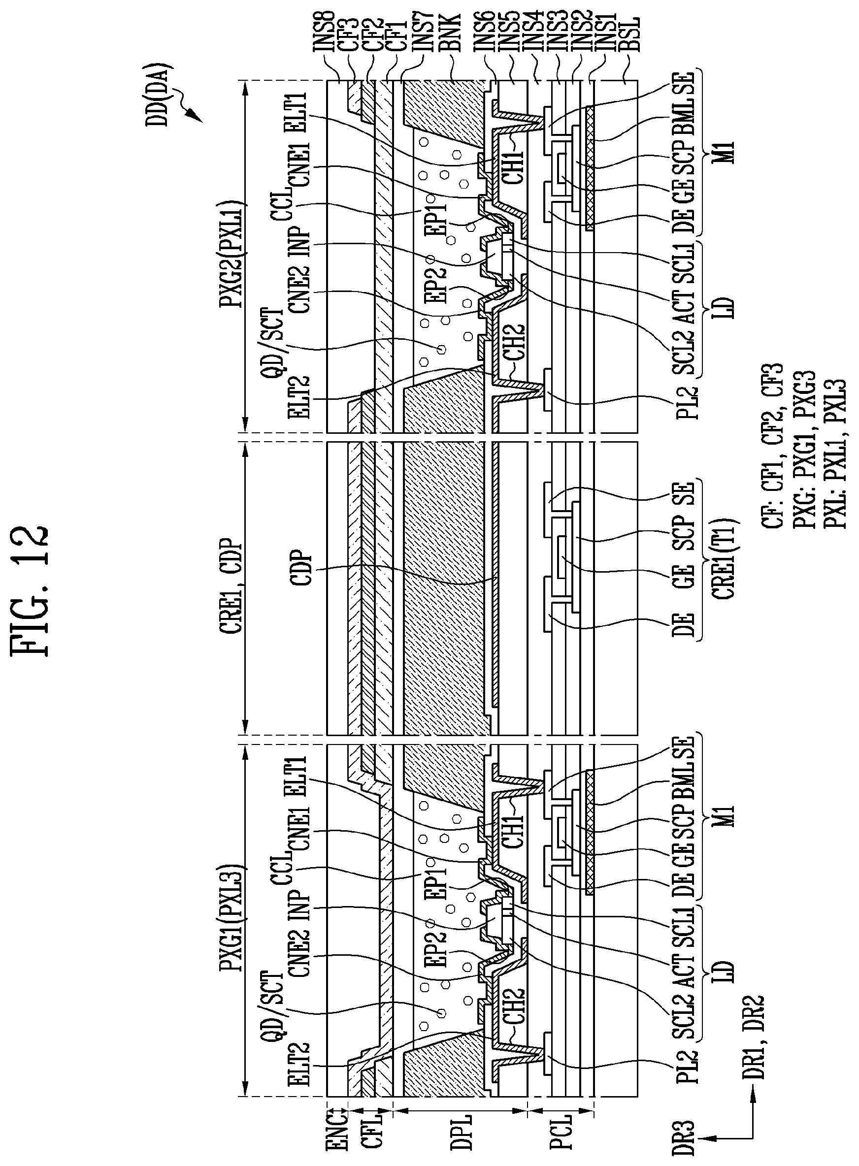 Patent US12307945 Figure 12 – Display device