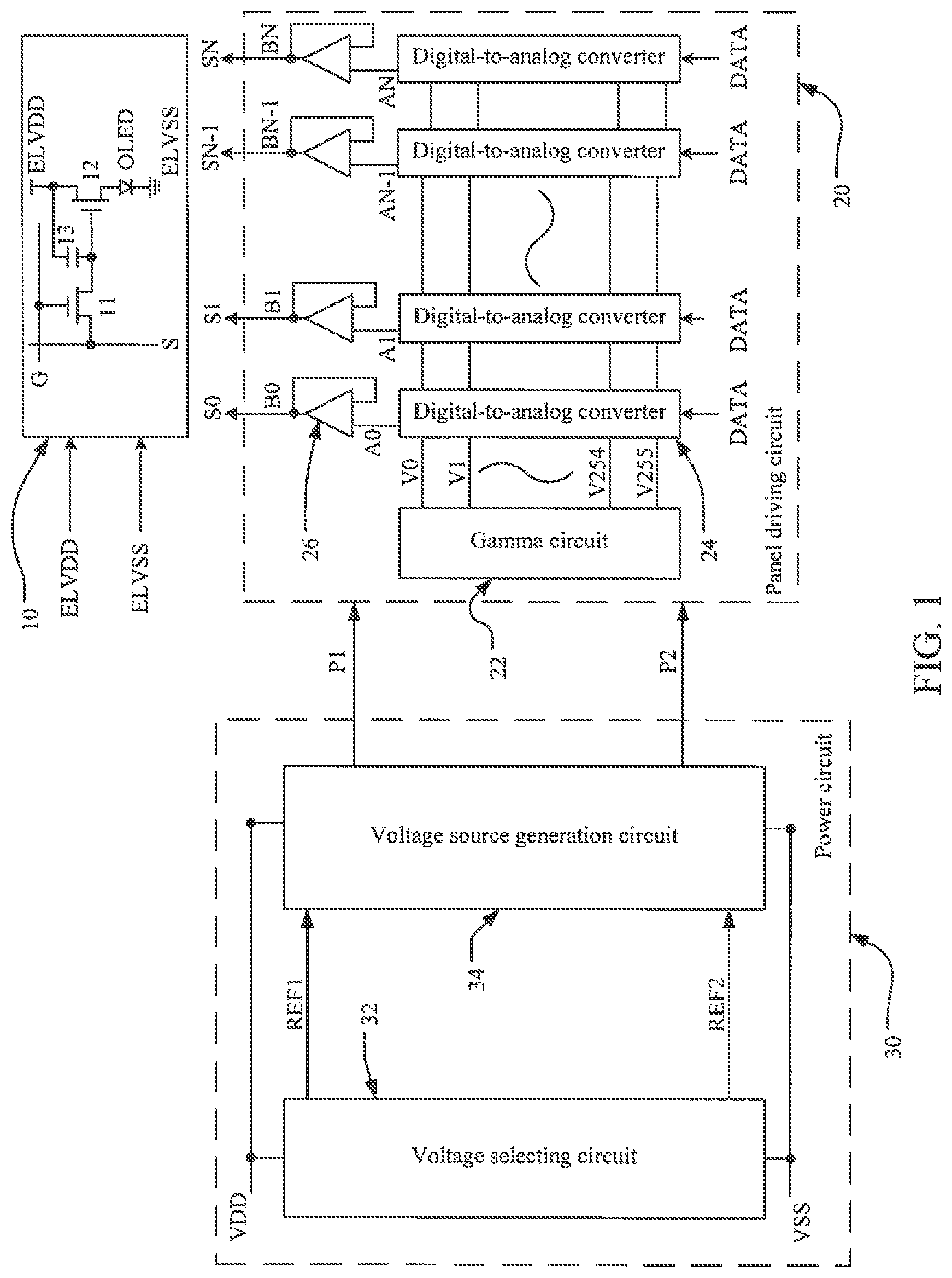 Patent US12307957 — Display driving circuit — Figure 1