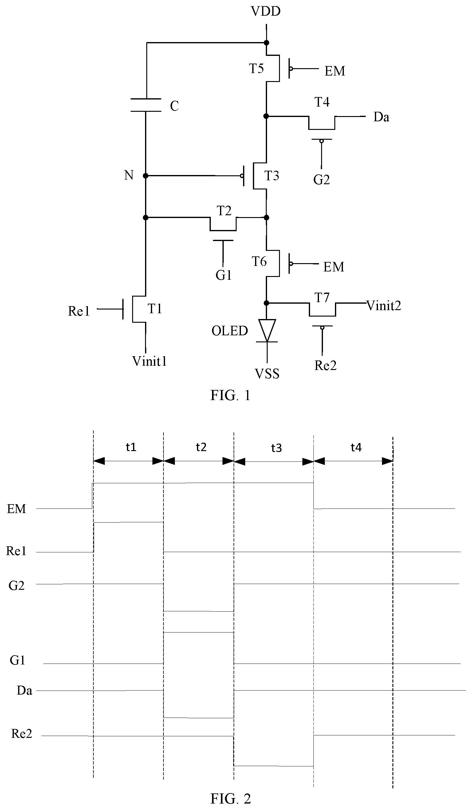 Patent US12307964 — Pixel driving circuit and driving method thereof, display panel, and display device — Figure 1
