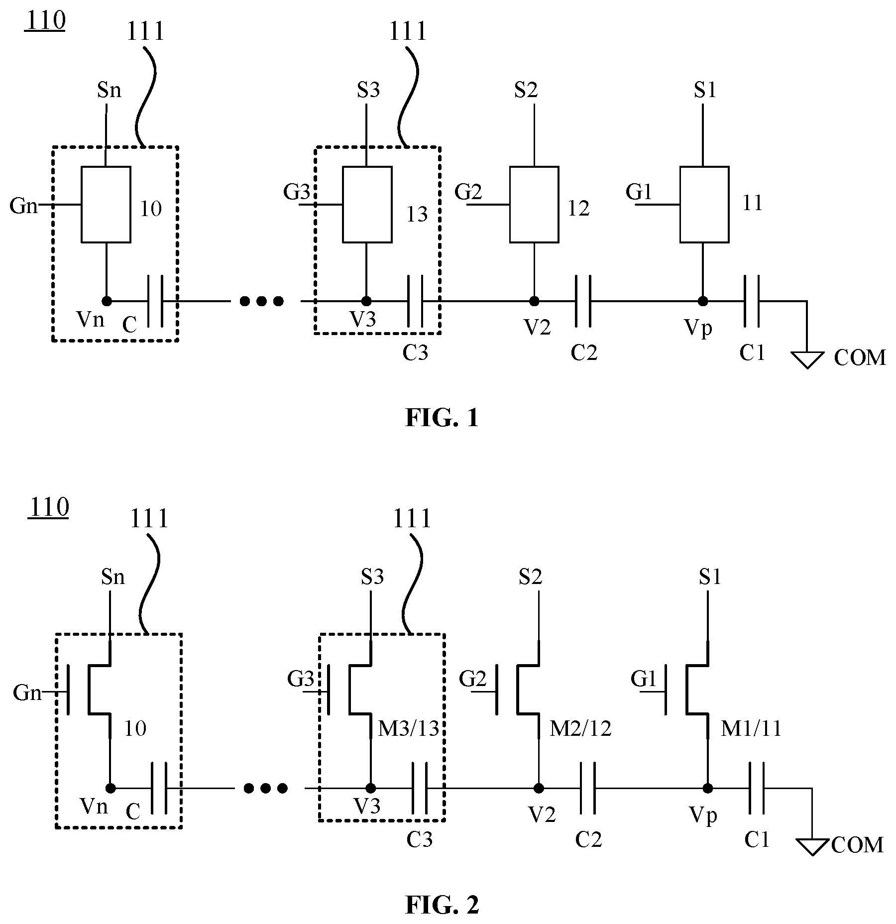 Patent US12307990 — Microfluidic pixel driving circuit, microfluidic substrate, and microfluidic chip — Figure 1