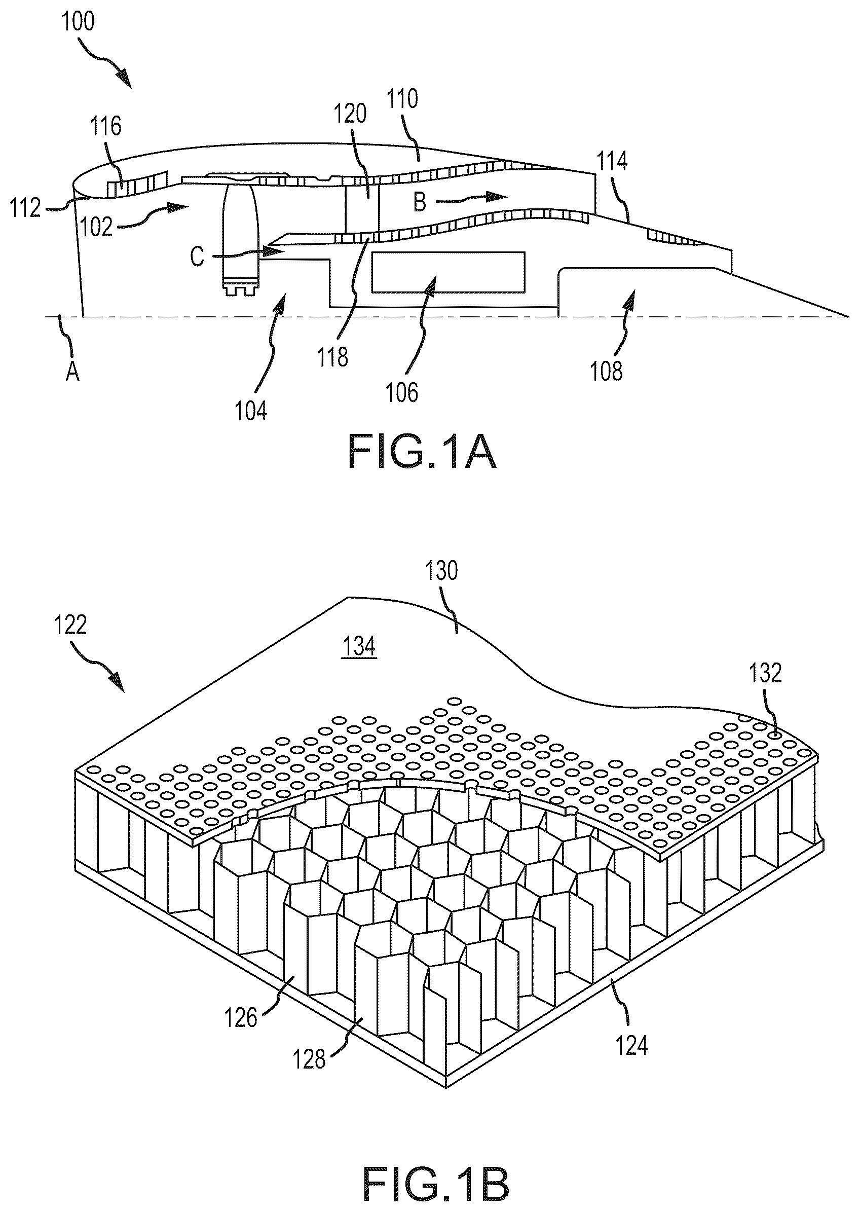Patent US12308007 — Acoustic attenuation structures — Figure 1