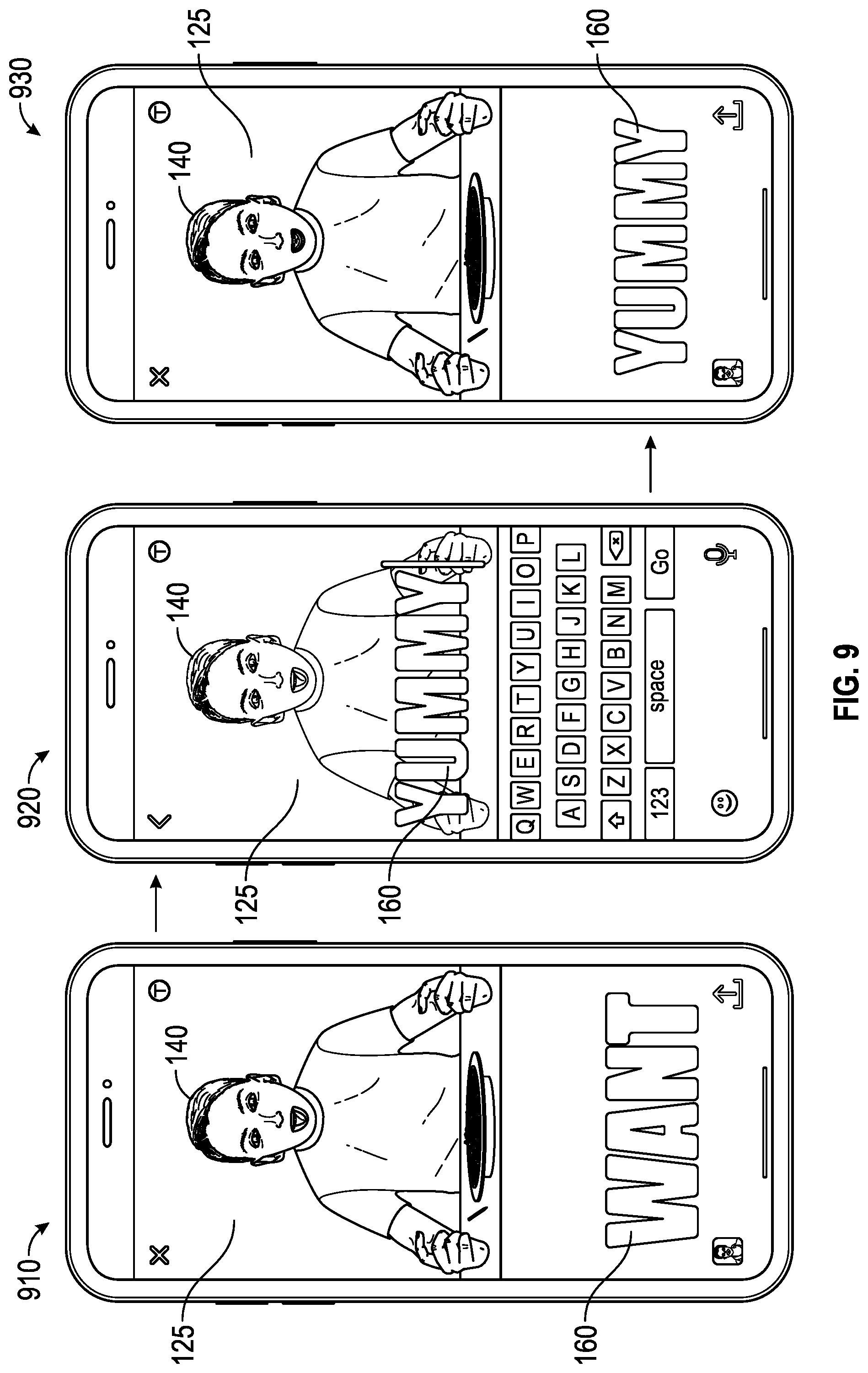 Patent US12308014 Figure 9 – Text and audio-based real-time face reenactment