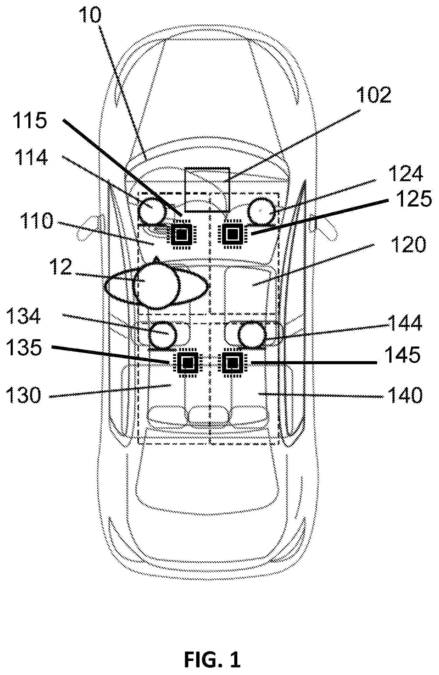 Patent US12308026 — Vehicle avatar devices for interactive virtual assistant — Figure 1