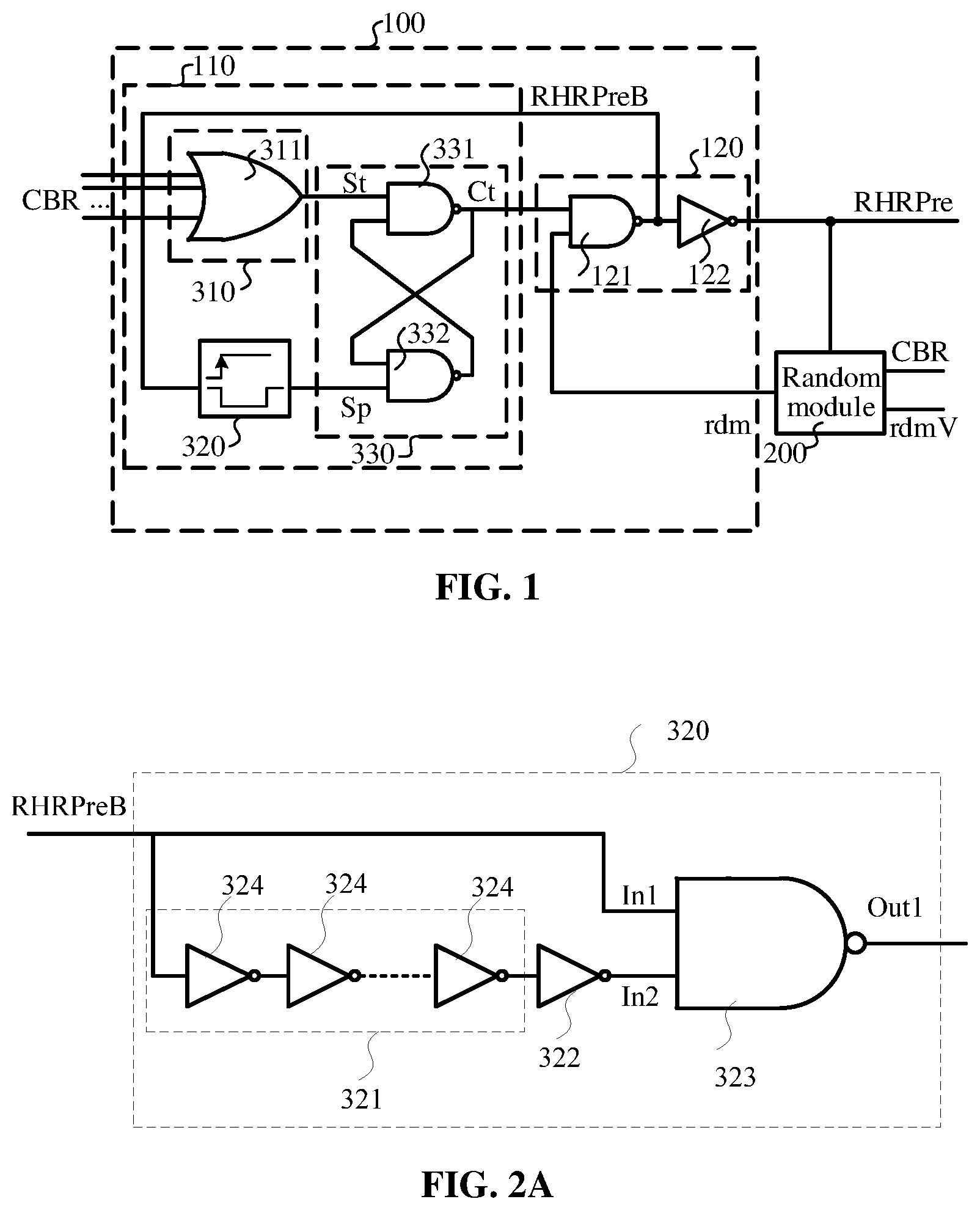 Patent US12308068 — Control circuit and memory — Figure 1