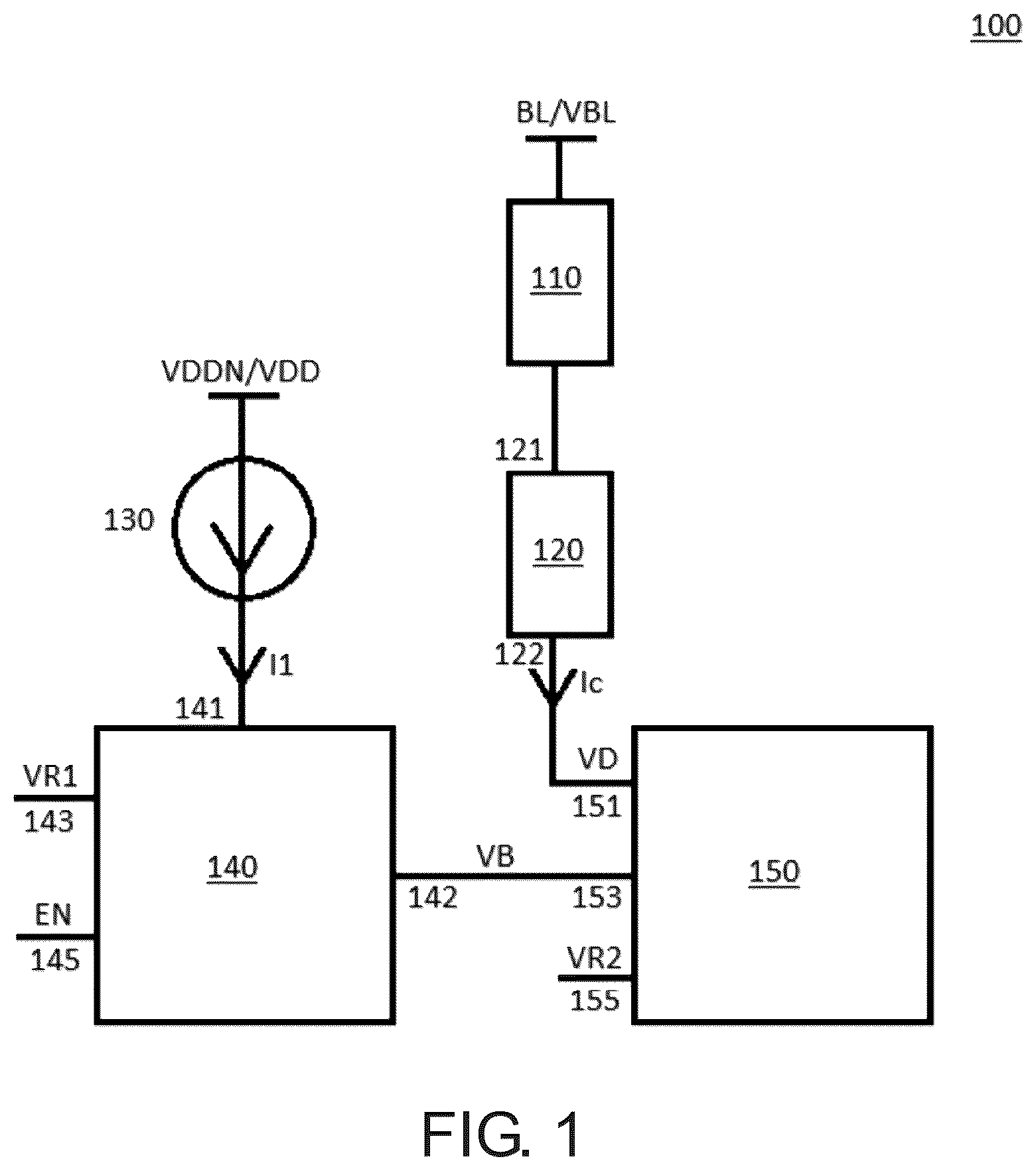 Patent US12308073 Figure 1 – RRAM circuit