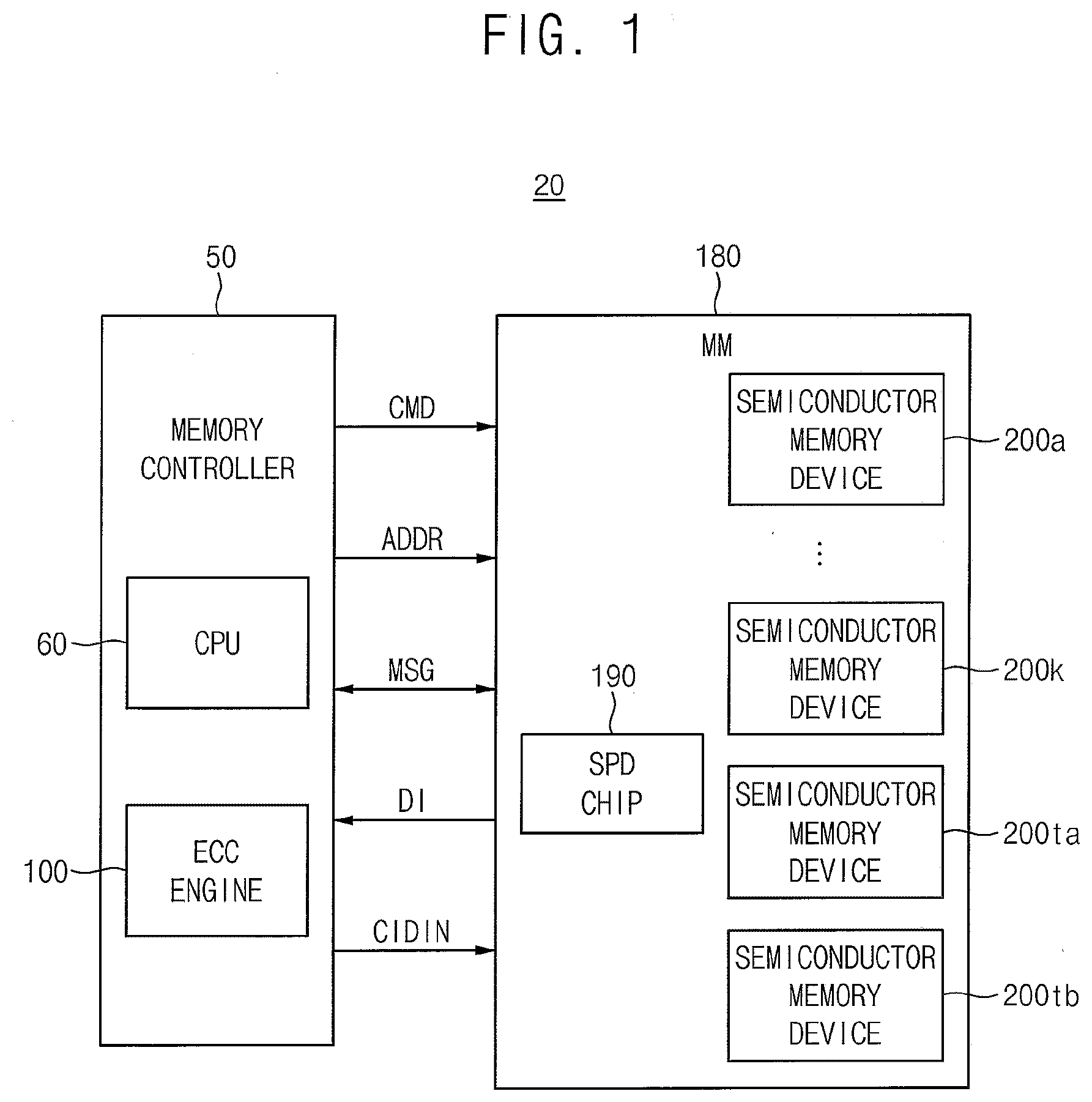 Patent US12308089 — Semiconductor memory devices — Figure 1