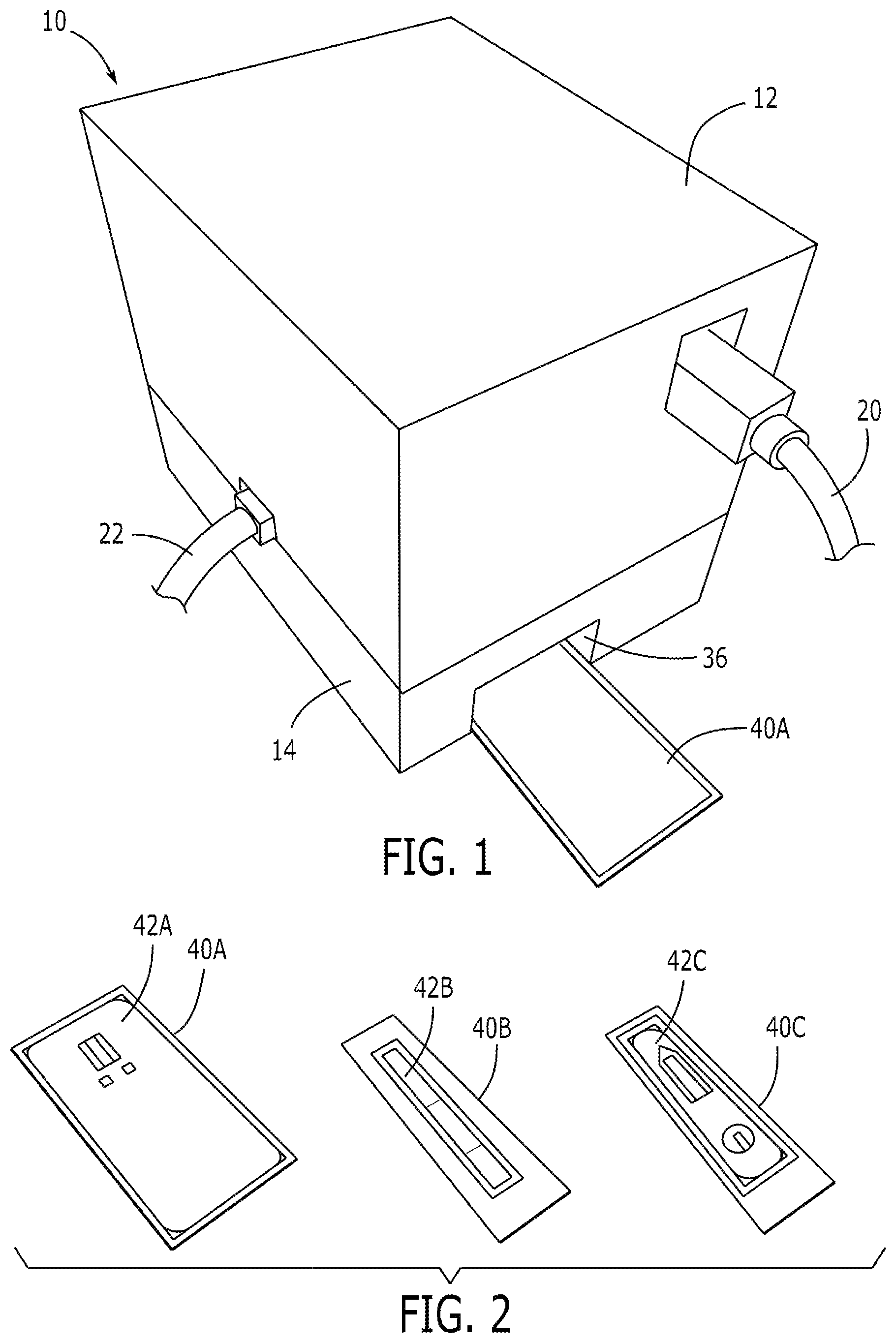 Patent US12308098 — Personal and reusable infection status passport device that is configured to test for Covid-19 and infectious disease — Figure 1