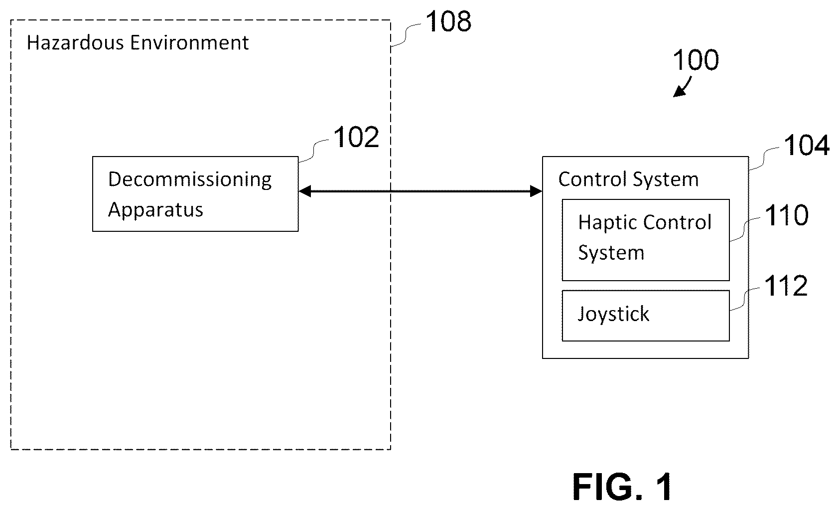 Patent US12308131 — Nuclear dismantling apparatus and method — Figure 1