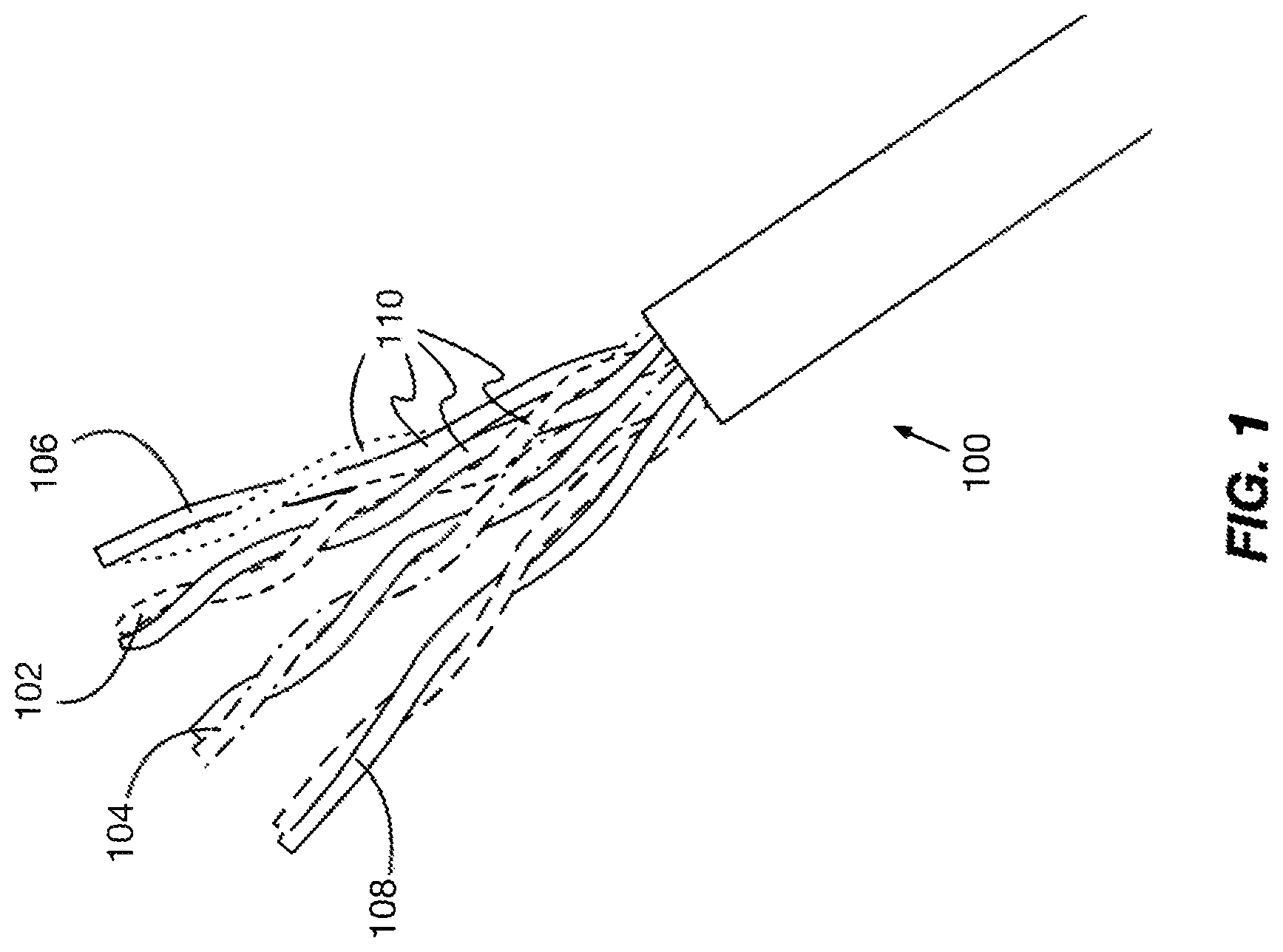 Patent US12308138 — Manifold pair lay data cable — Figure 1
